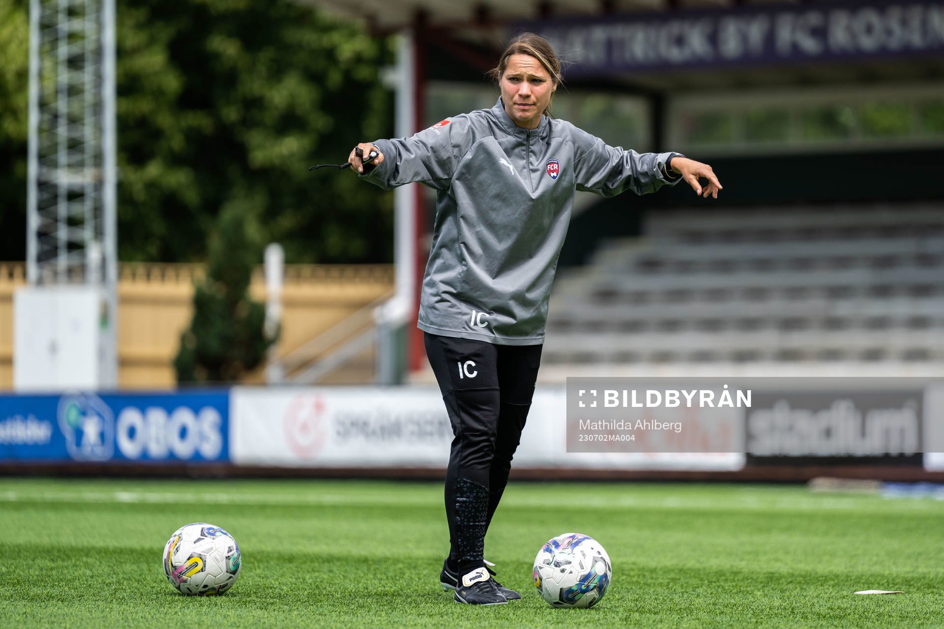 FC Rosengårds tränare Ieva Cederström