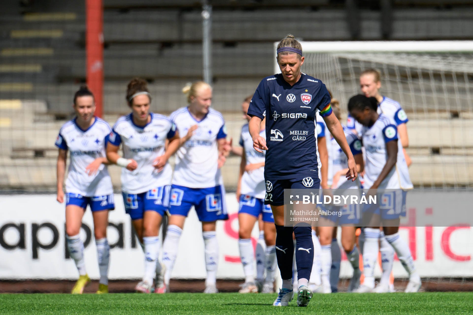 FC Rosengårds Olivia Schough deppar