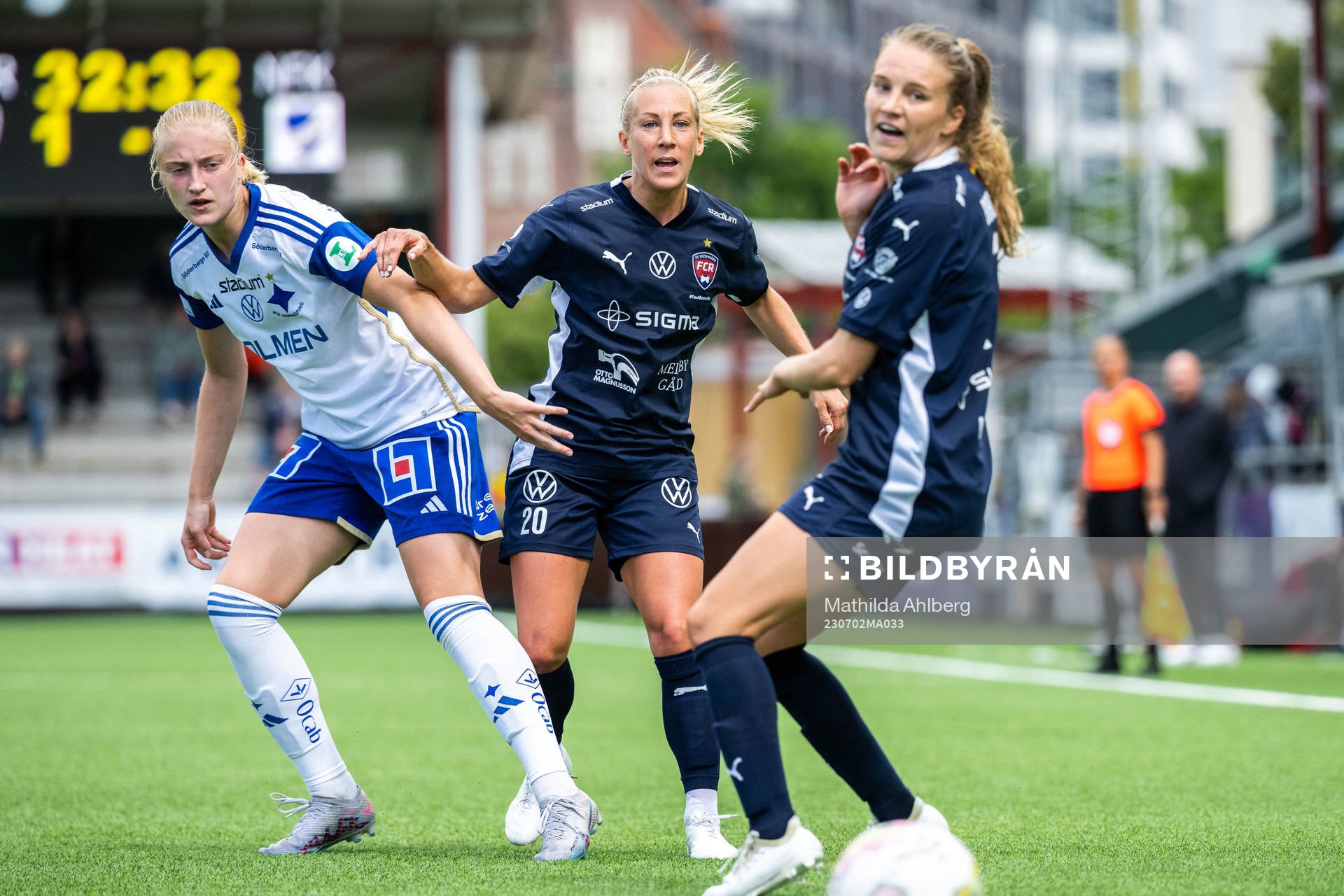 IFK Norrköpings Ebba Handfast och FC Rosengårds Mia