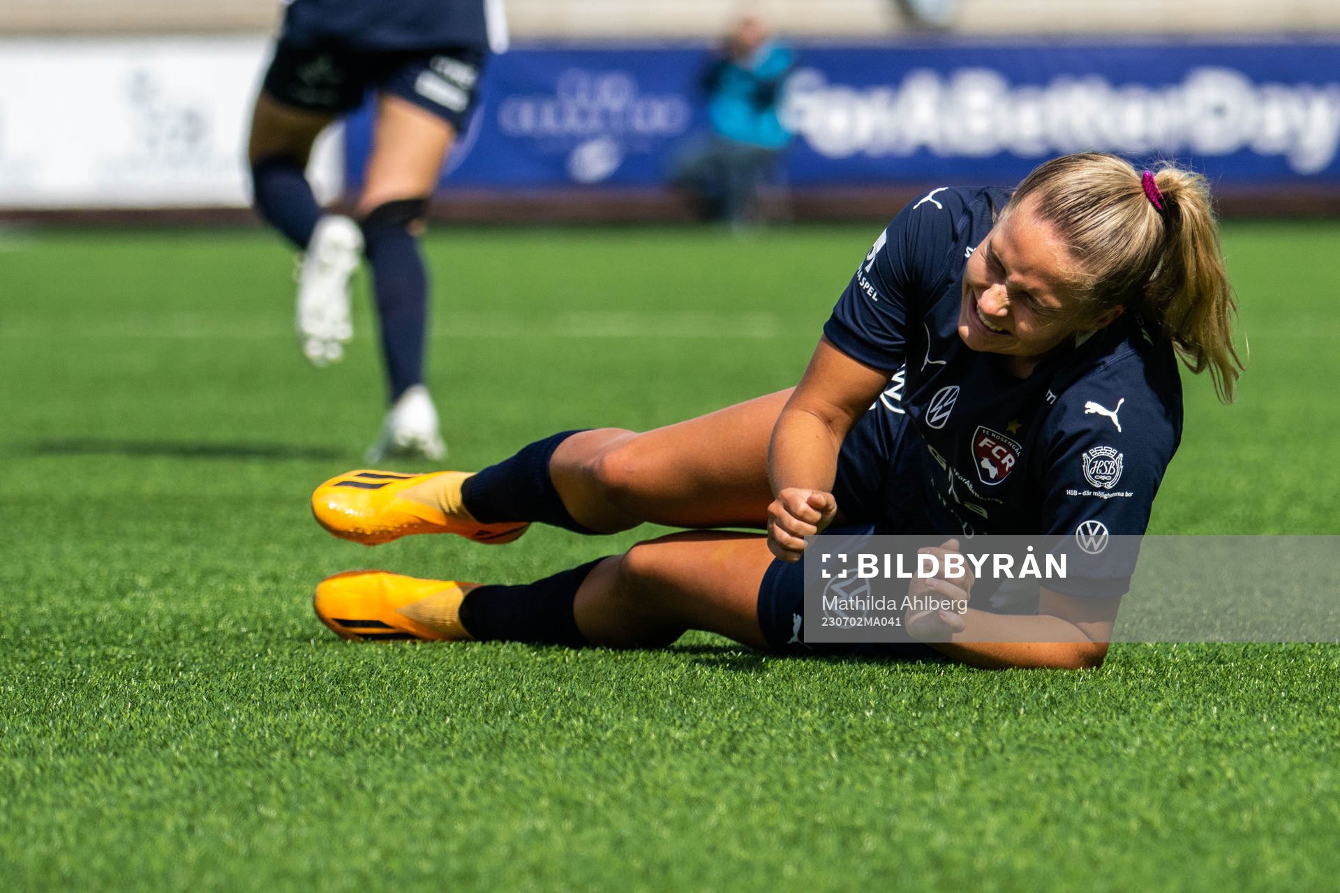 FC Rosengårds Olivia Holdt har ont