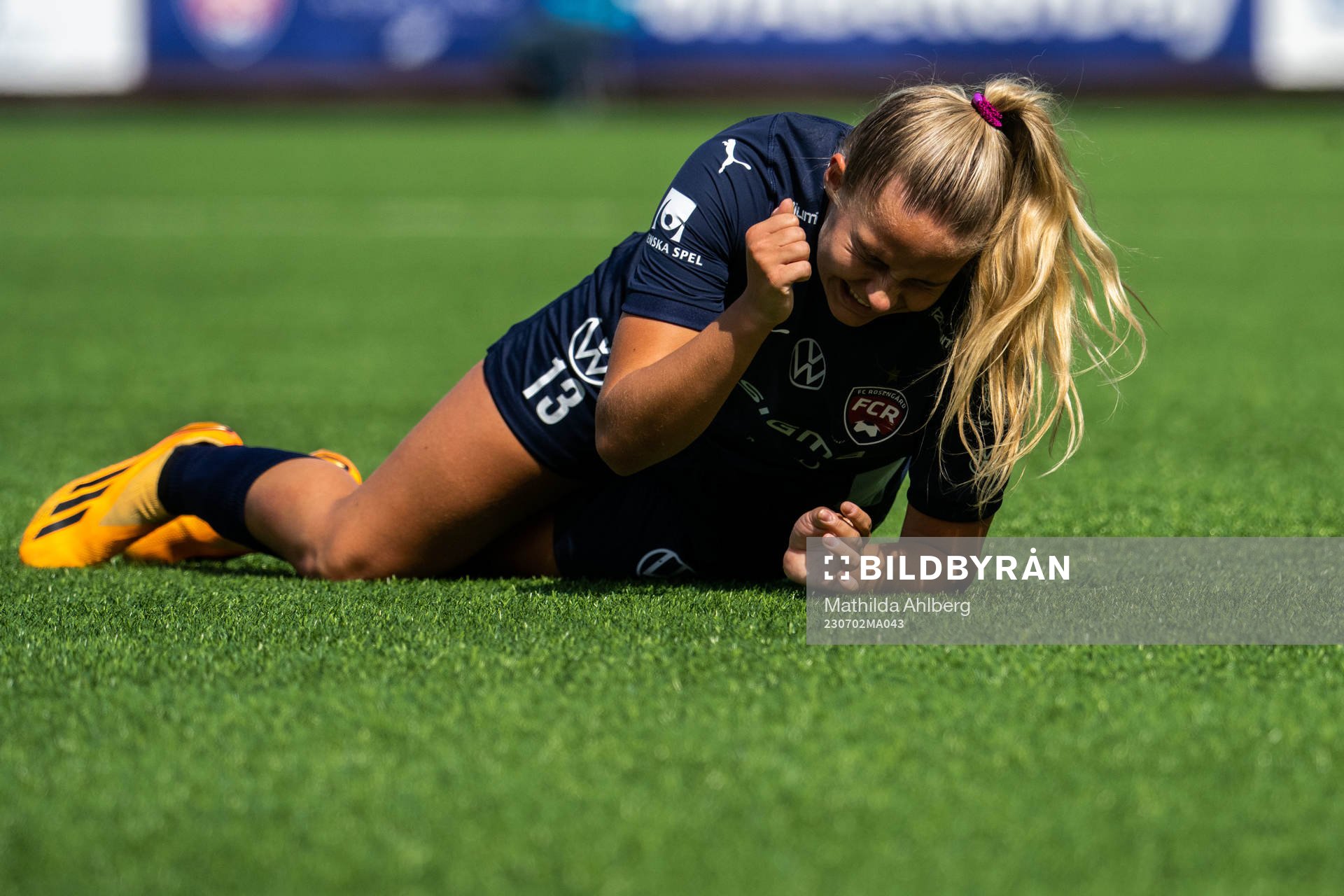 FC Rosengårds Olivia Holdt har ont