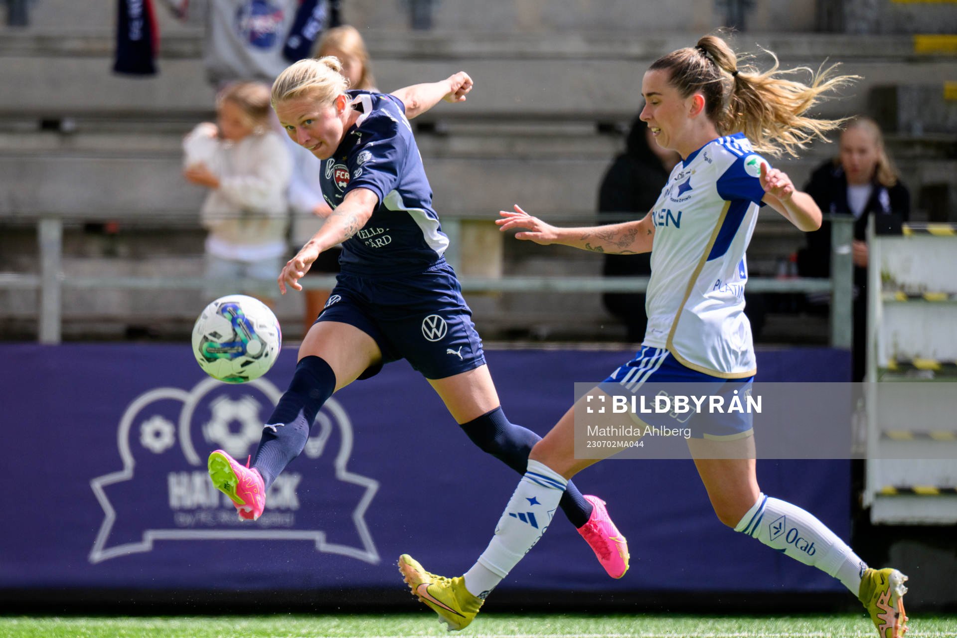 FC Rosengårds Emilia Larsson och IFK Norrköpings Lisa