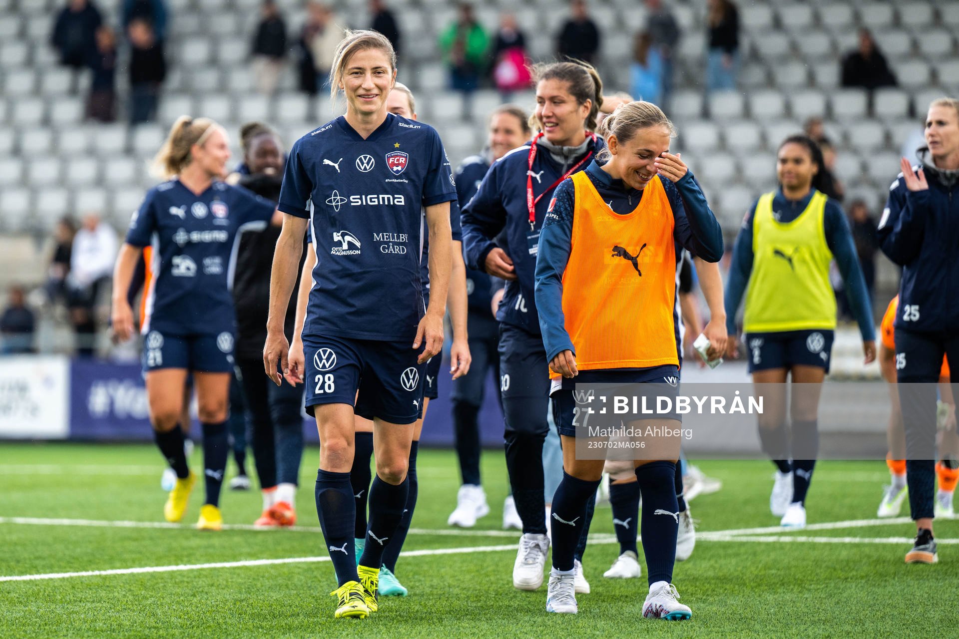 FC Rosengårds Bianca Schmidt  och Gina Chmielinski