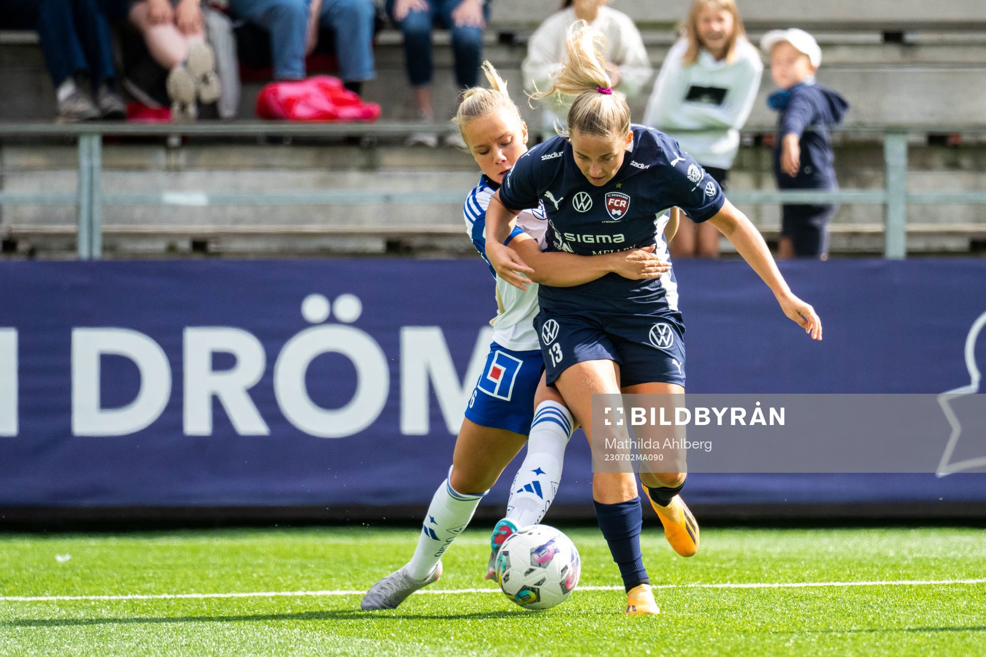 IFK Norrköpings Jennie Egeriis och FC Rosengårds Olivia