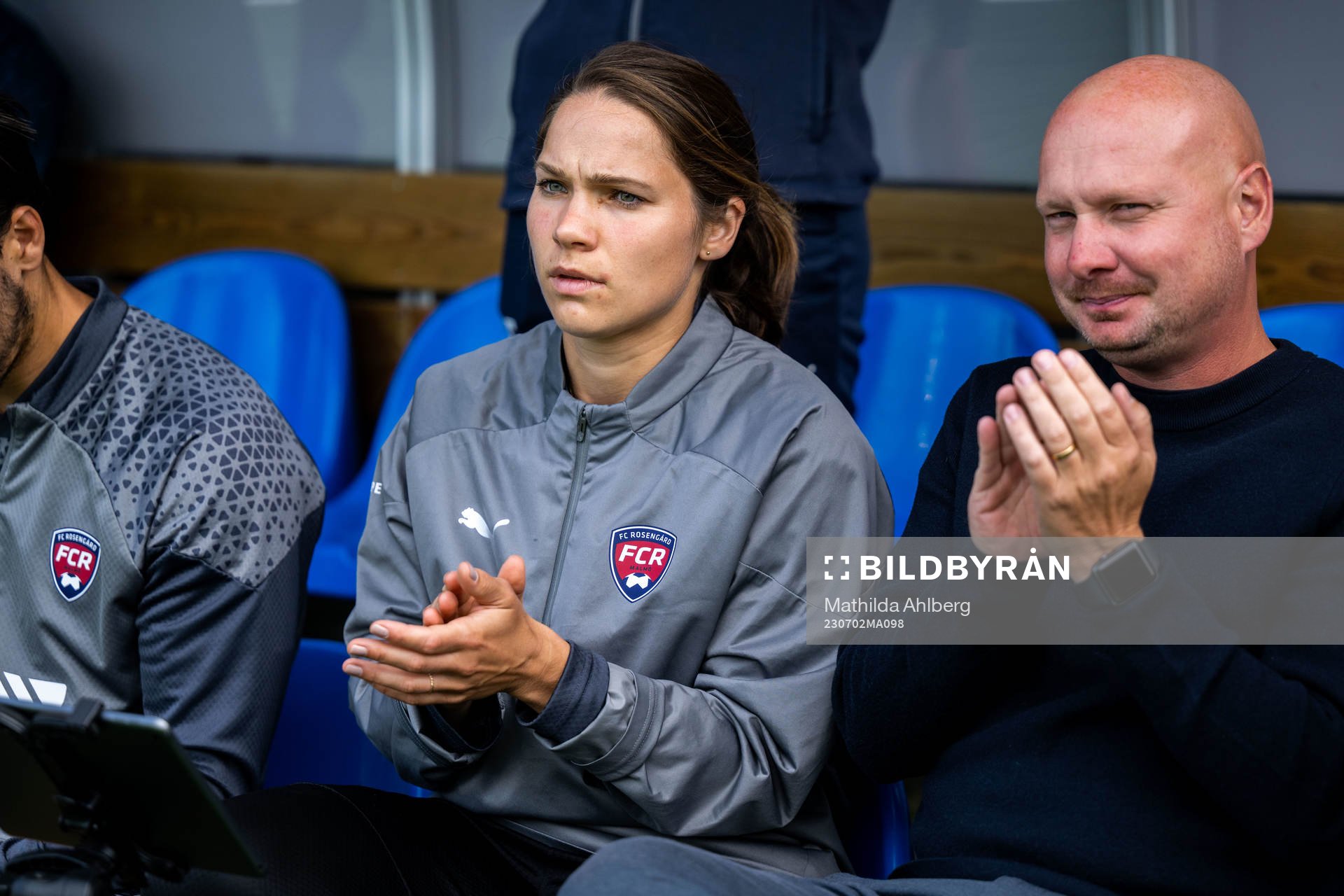 FC Rosengårds tränare Ieva Cederström och assisterande