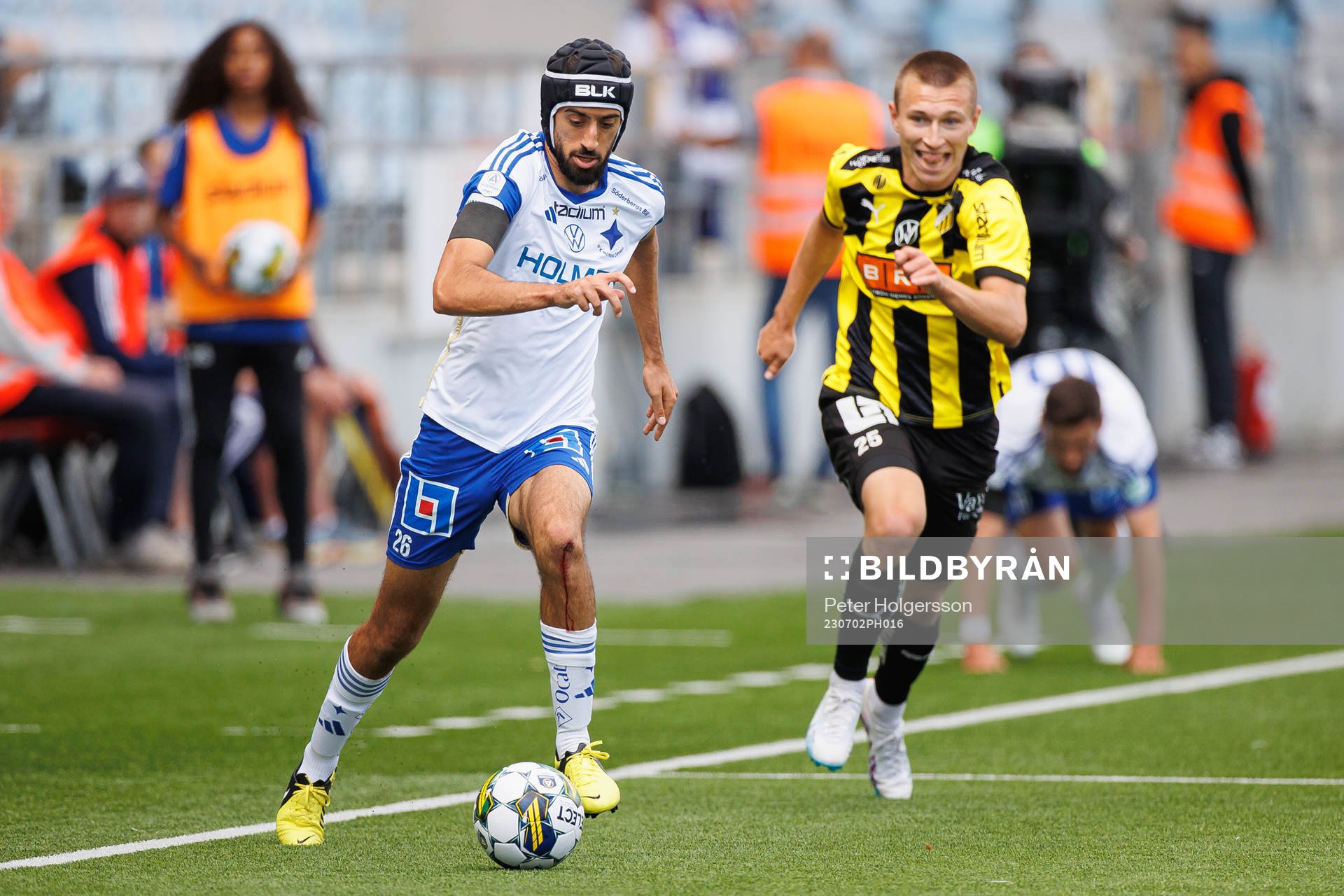 IFK Norrköpings Kristoffer Khazeni och Häckens Kristoffer