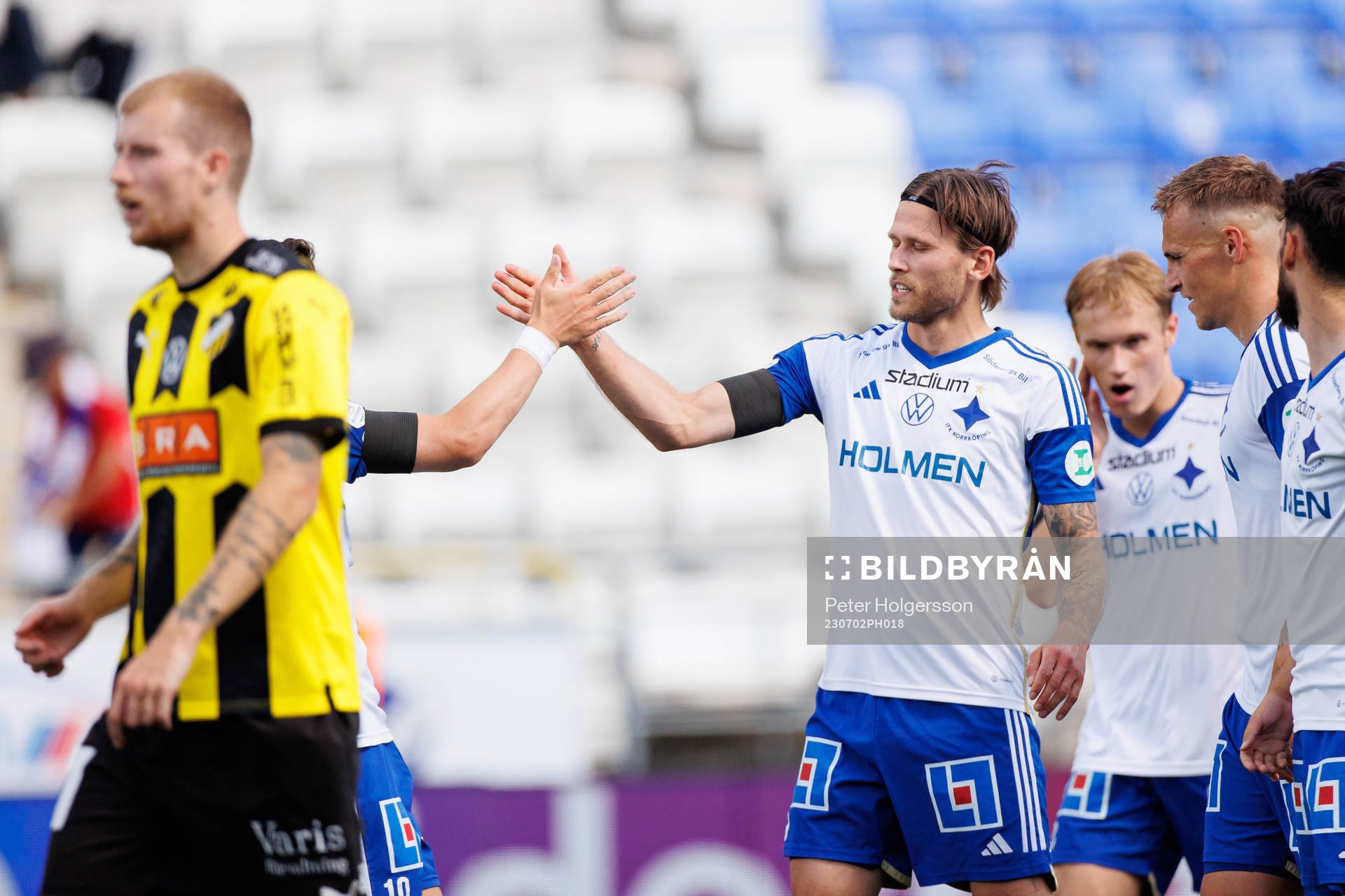 IFK Norrköpings Arnor Traustason jublar