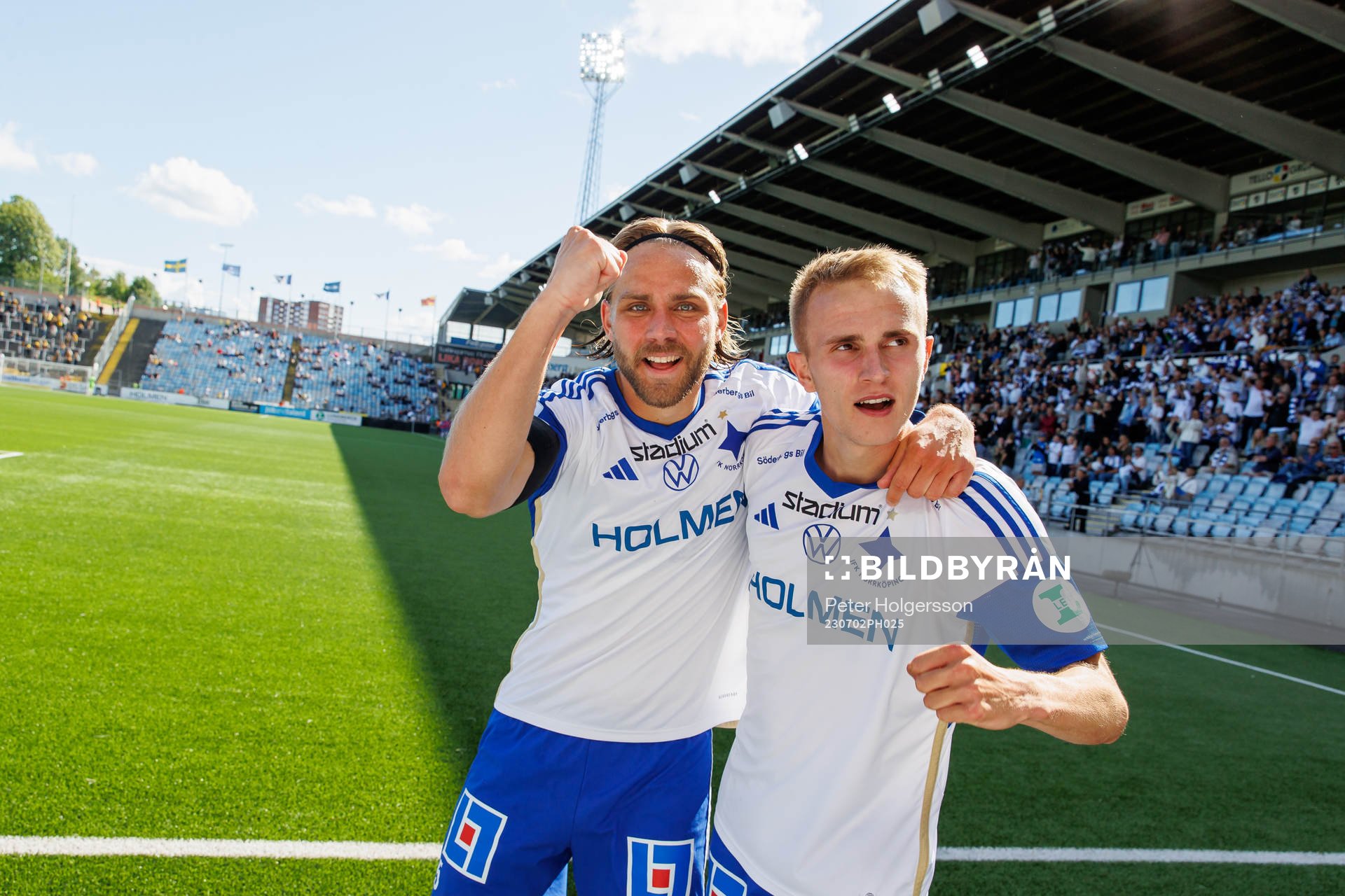 IFK Norrköpings Christoffer Nyman och Victor Stange Lind