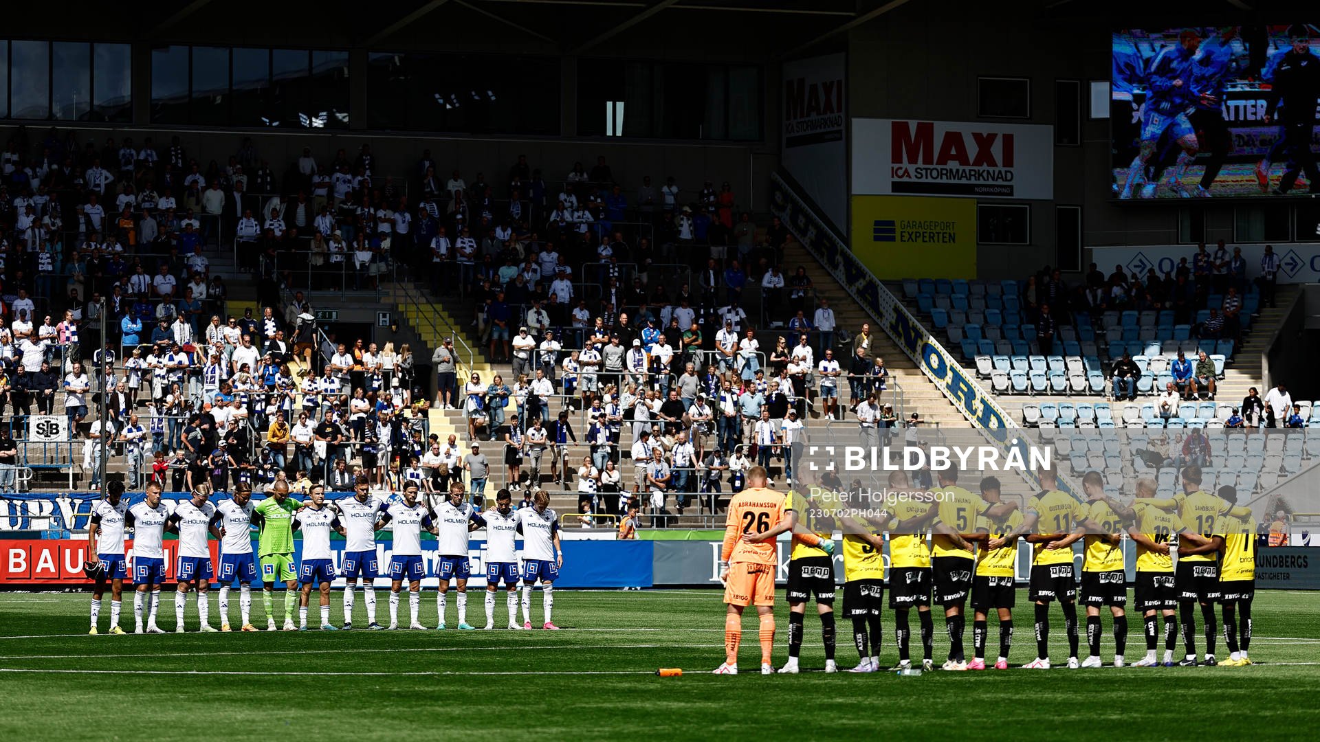Tyst minut till minne an tidigare fystränare Jonas Hellberg