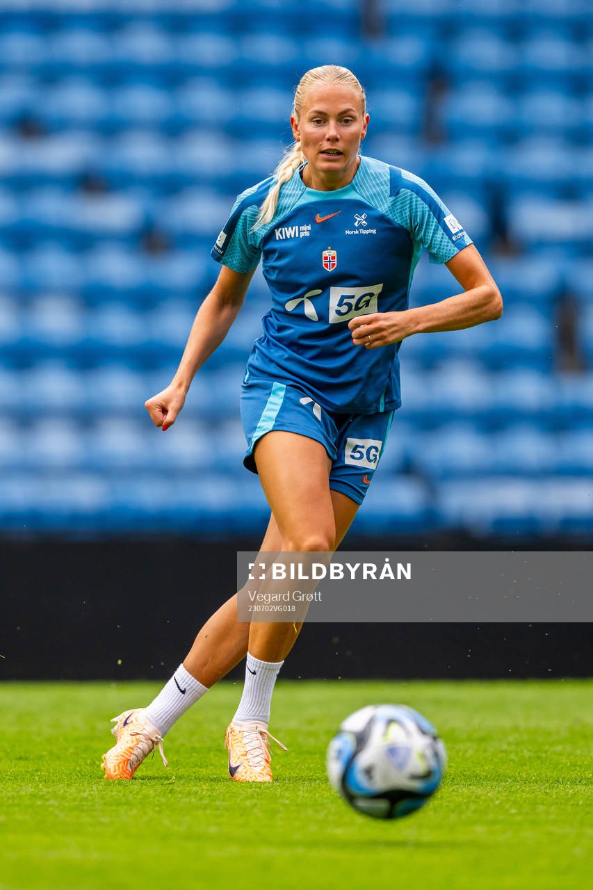 Guro Bergsvand of the Norwegian women's national football
