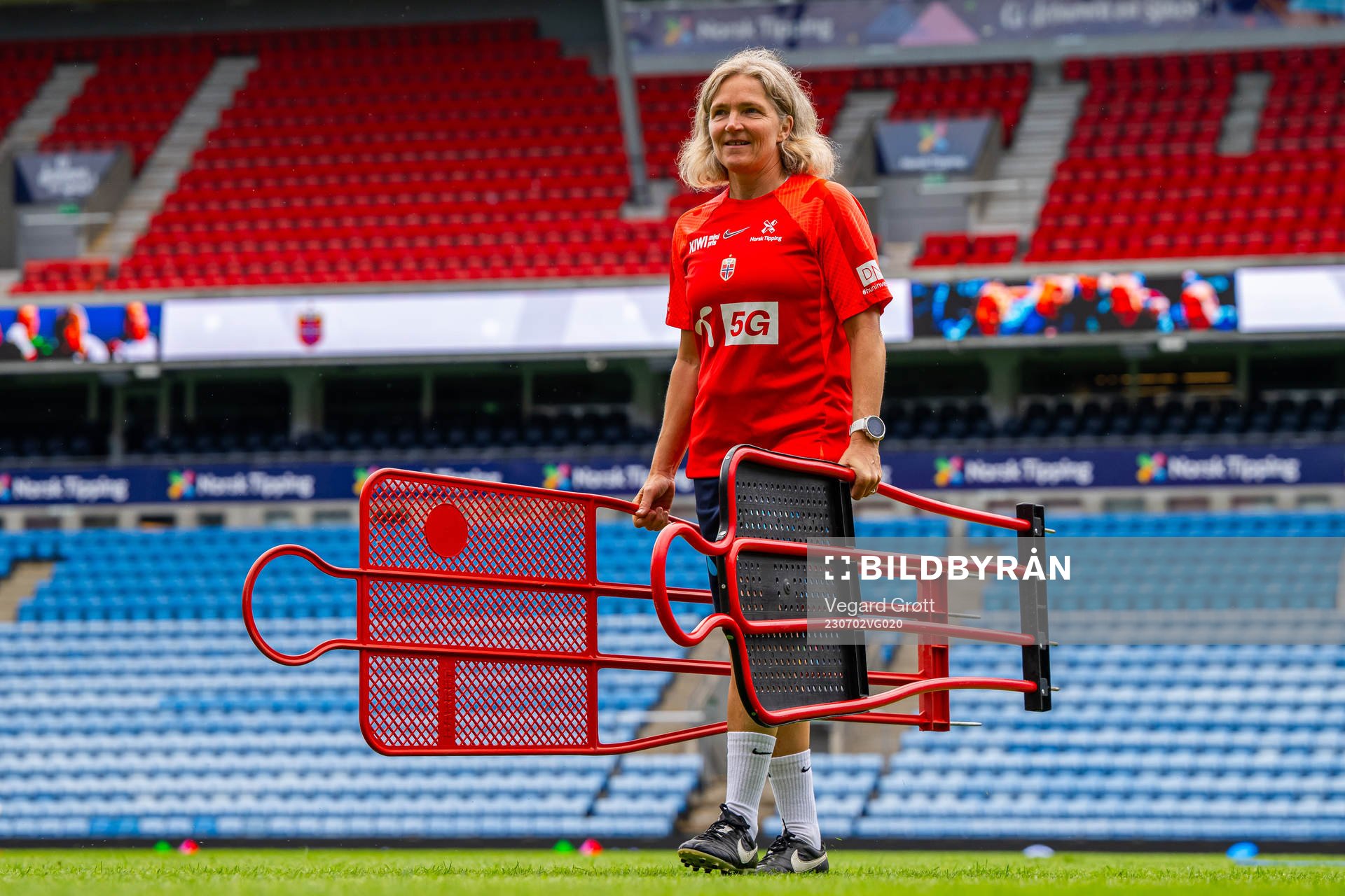 Hege Riise, head coach of the Norwegian women's national
