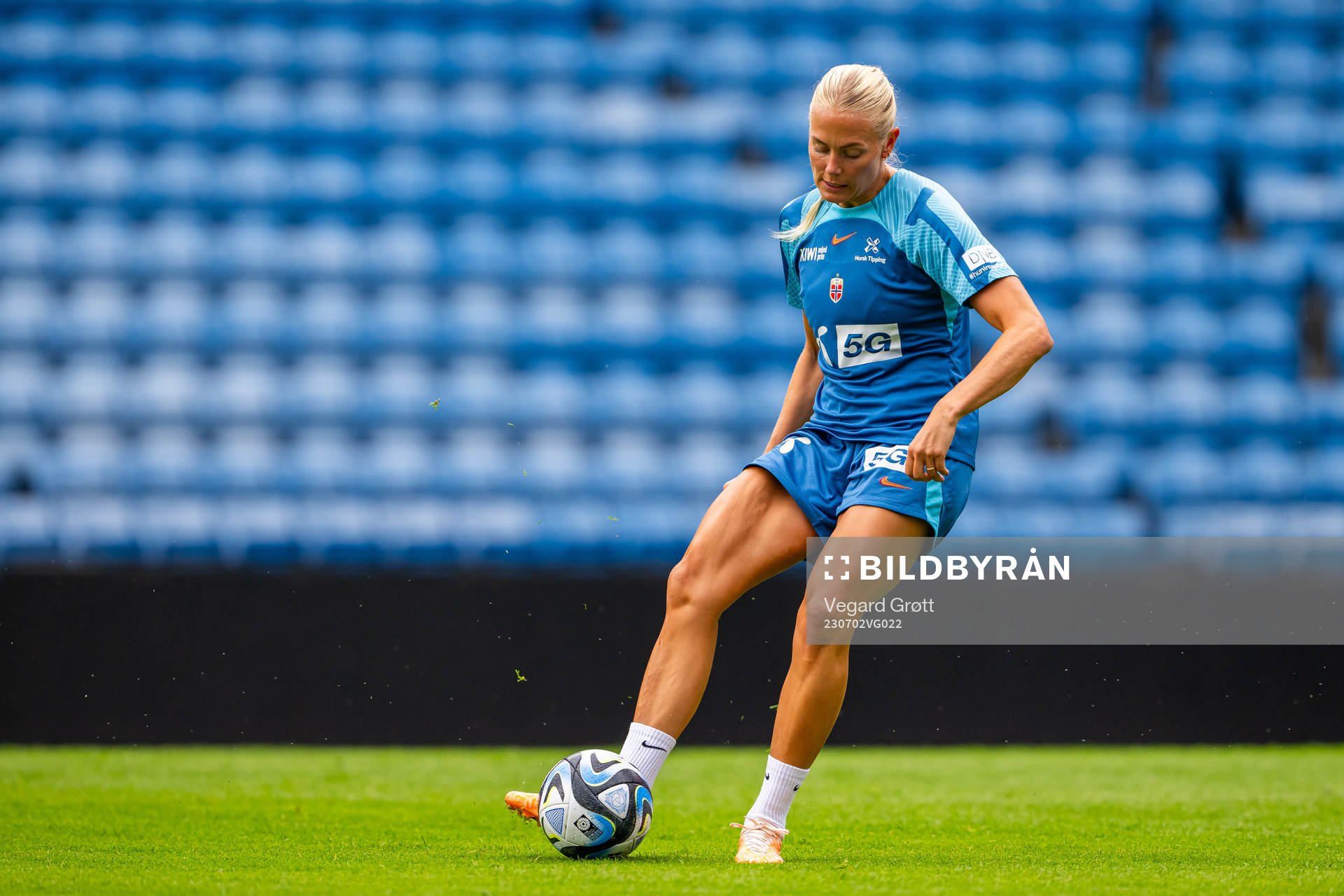 Guro Bergsvand of the Norwegian women's national football
