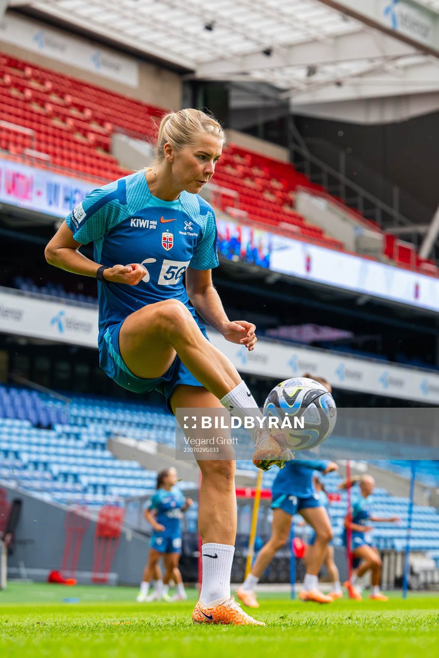 Ada Hegerberg of the Norwegian women's national football