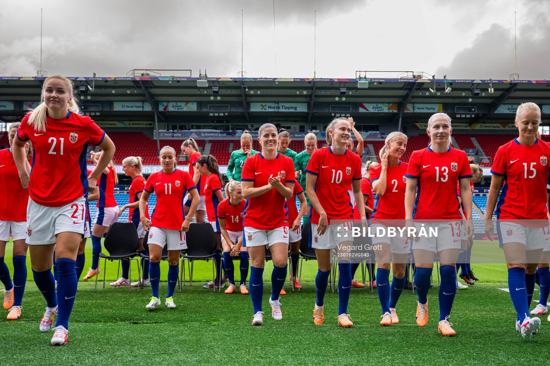 Anna Jøsendal, Maren Mjelde, Caroline Graham Hansen, Anja