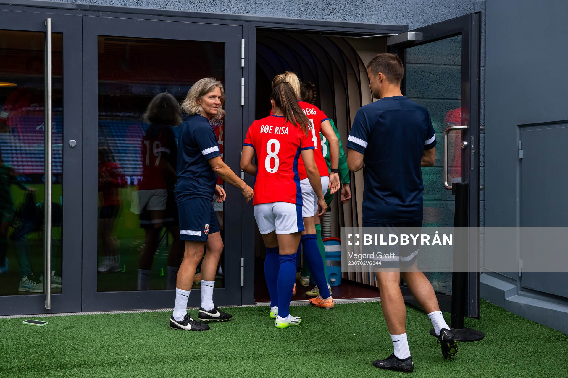 Hege Riise, head coach of the Norwegian women's national