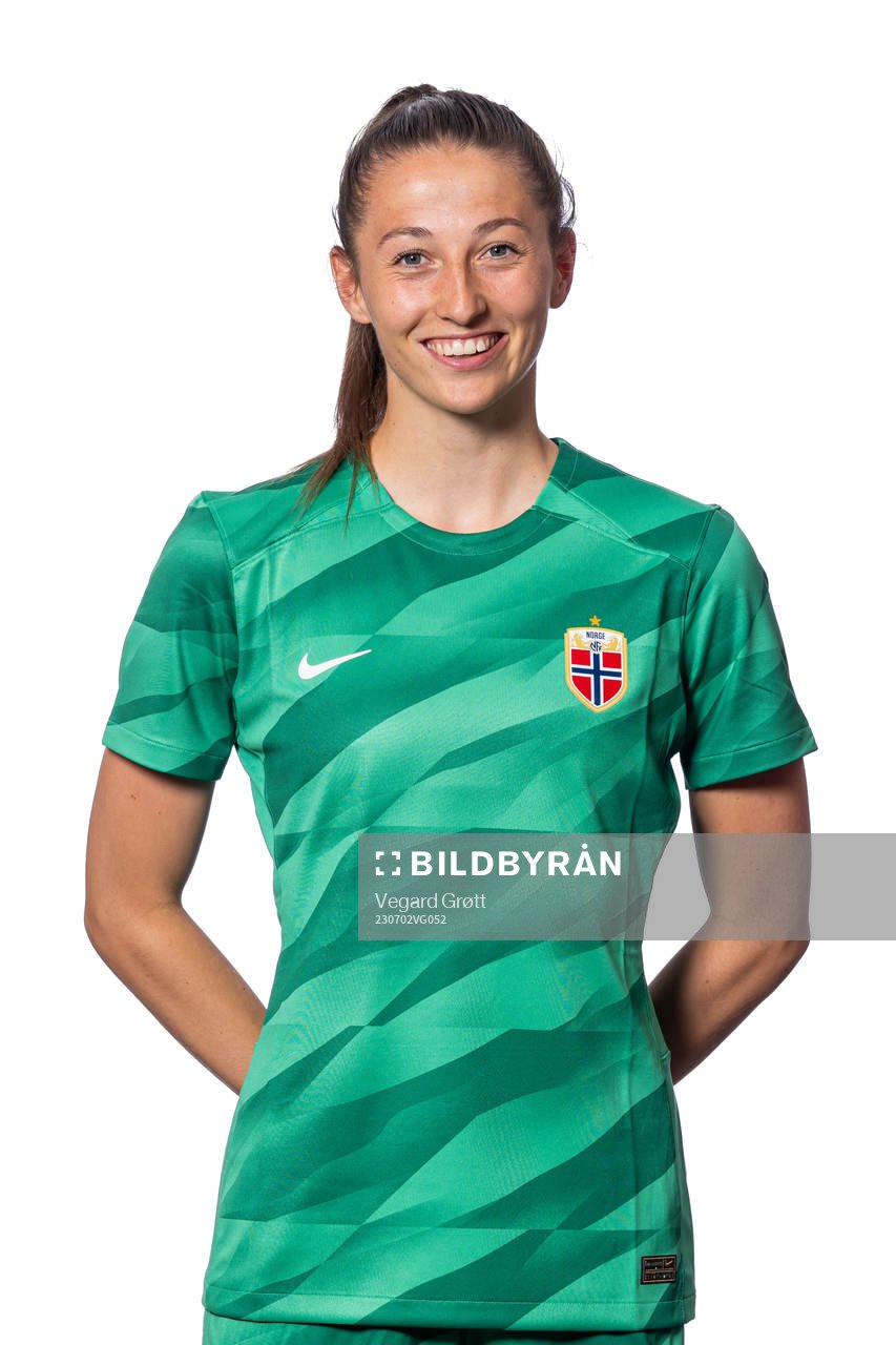 Goalkeeper Cecilie Fiskerstrand of the Norwegian women’s