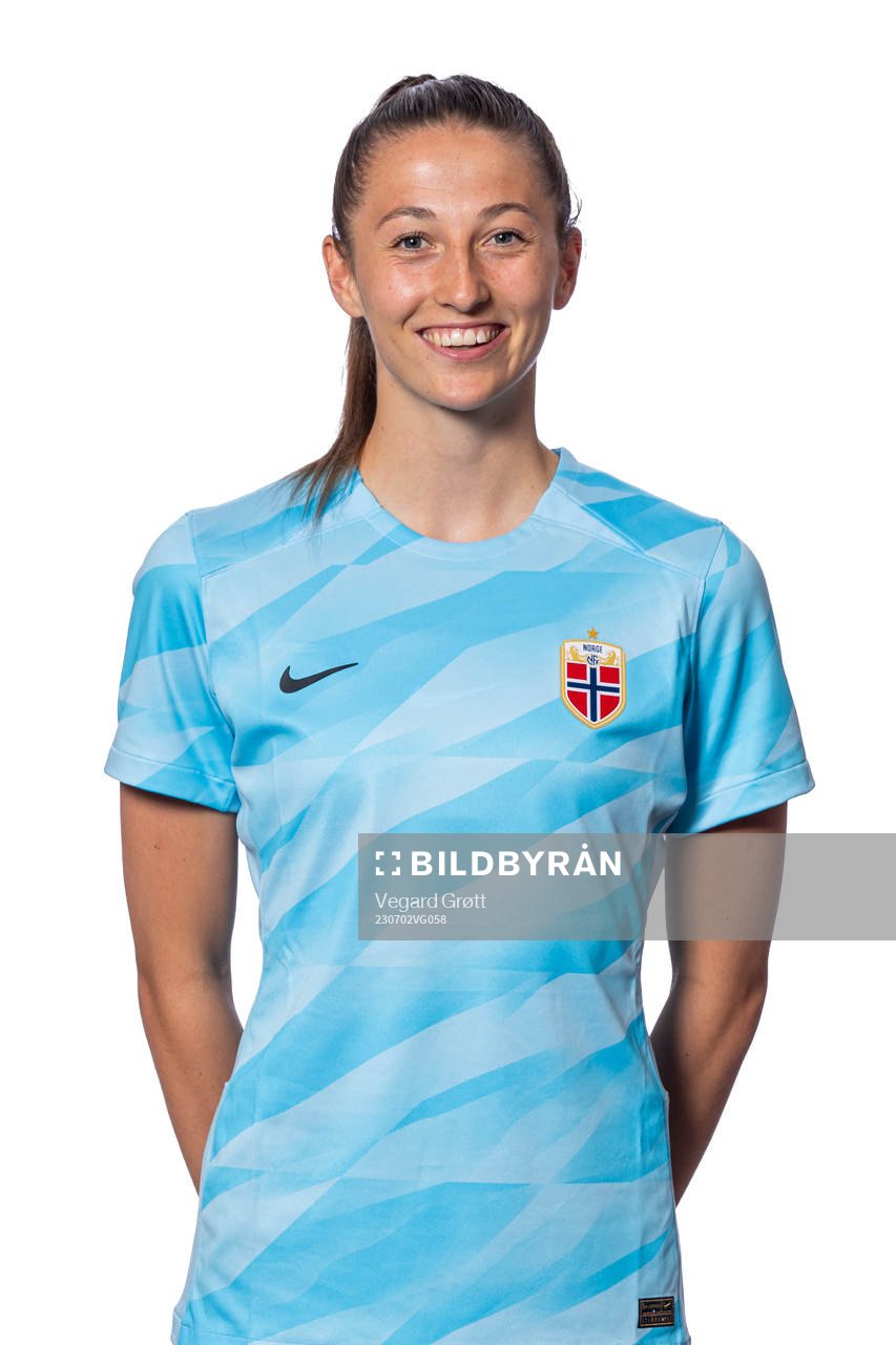 Goalkeeper Cecilie Fiskerstrand of the Norwegian women’s