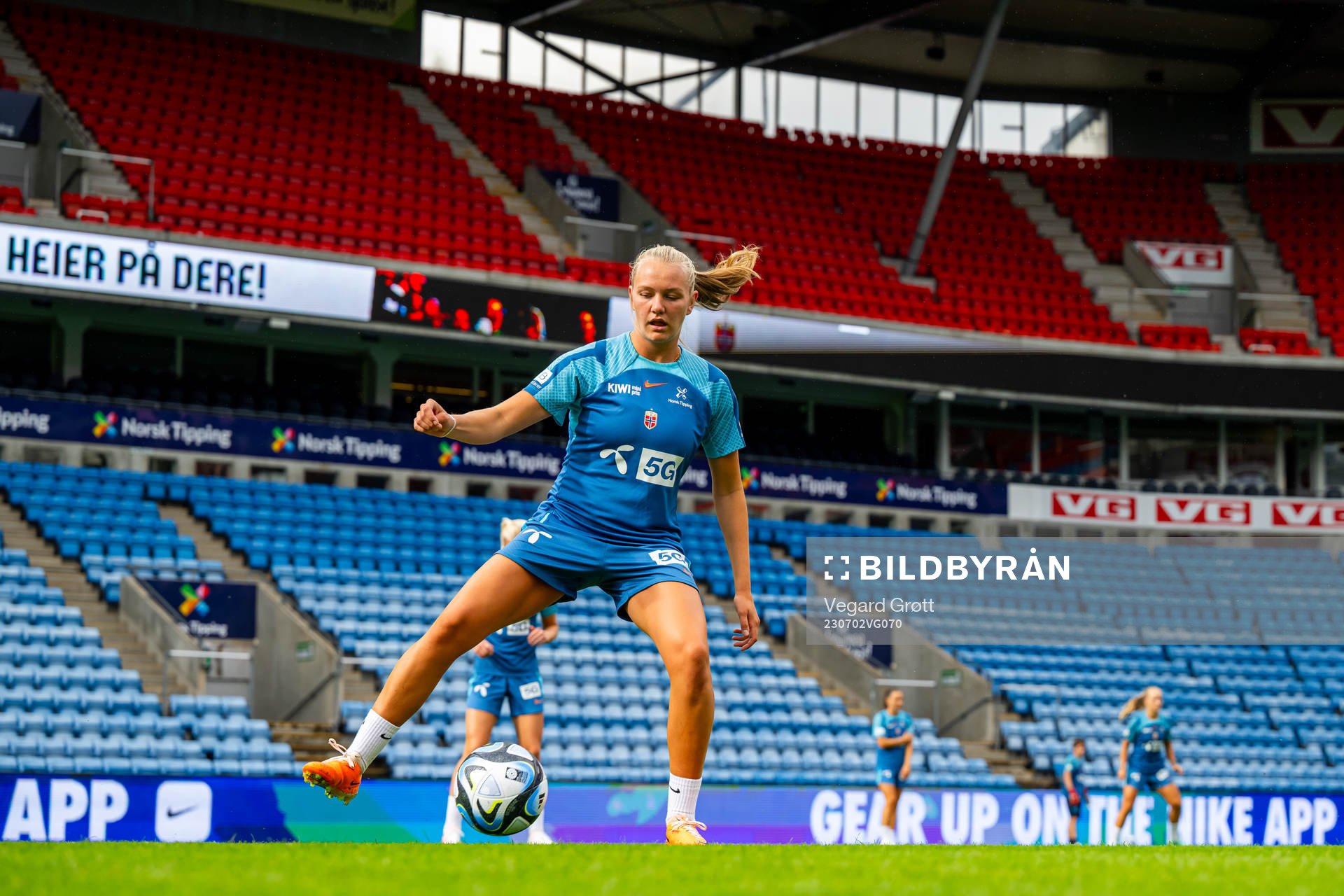 Frida Maanum of the Norwegian women's national football team
