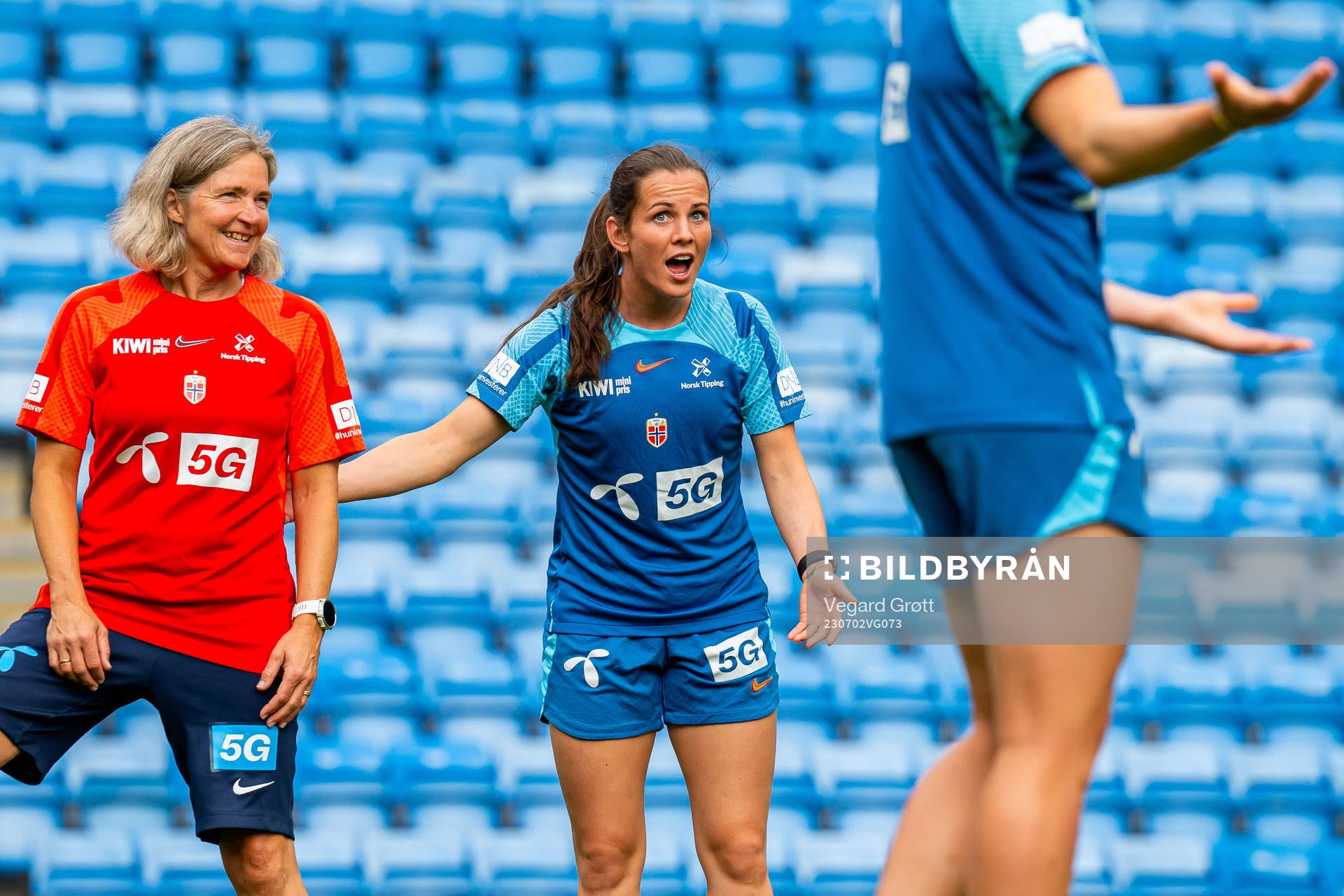 Hege Riise, head coach of the Norwegian women's national