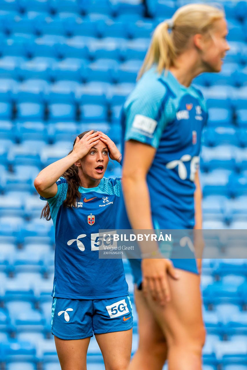 Tuva Hansen of the Norwegian women's national football team