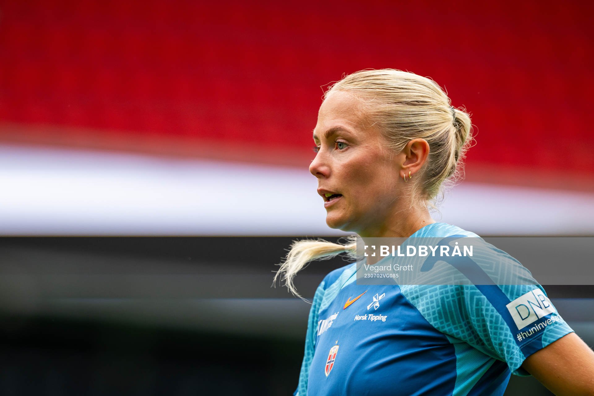 Guro Bergsvand of the Norwegian women's national football
