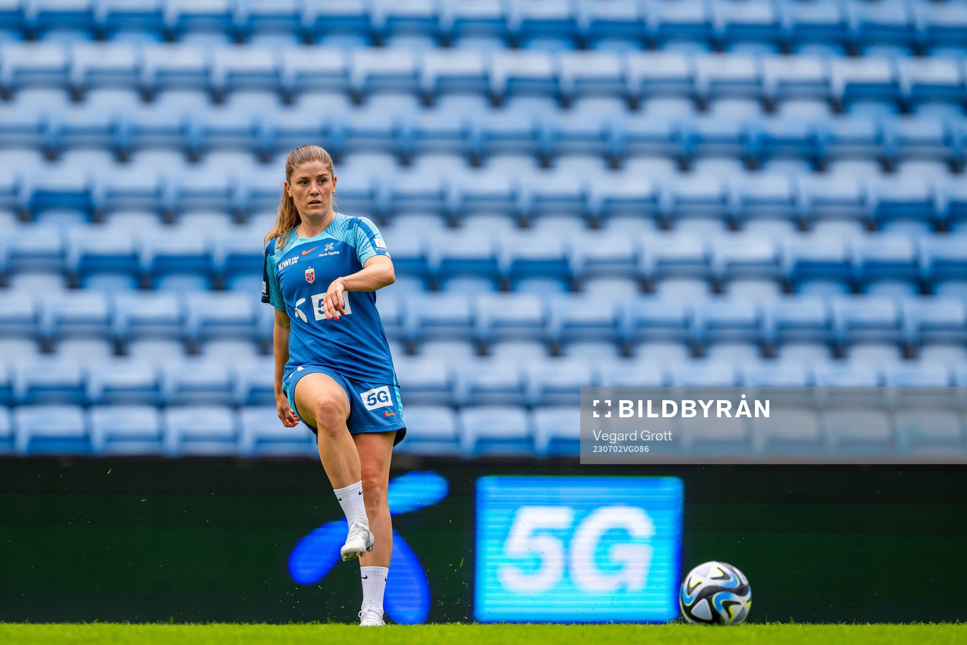 Maren Mjelde of the Norwegian women's national football team