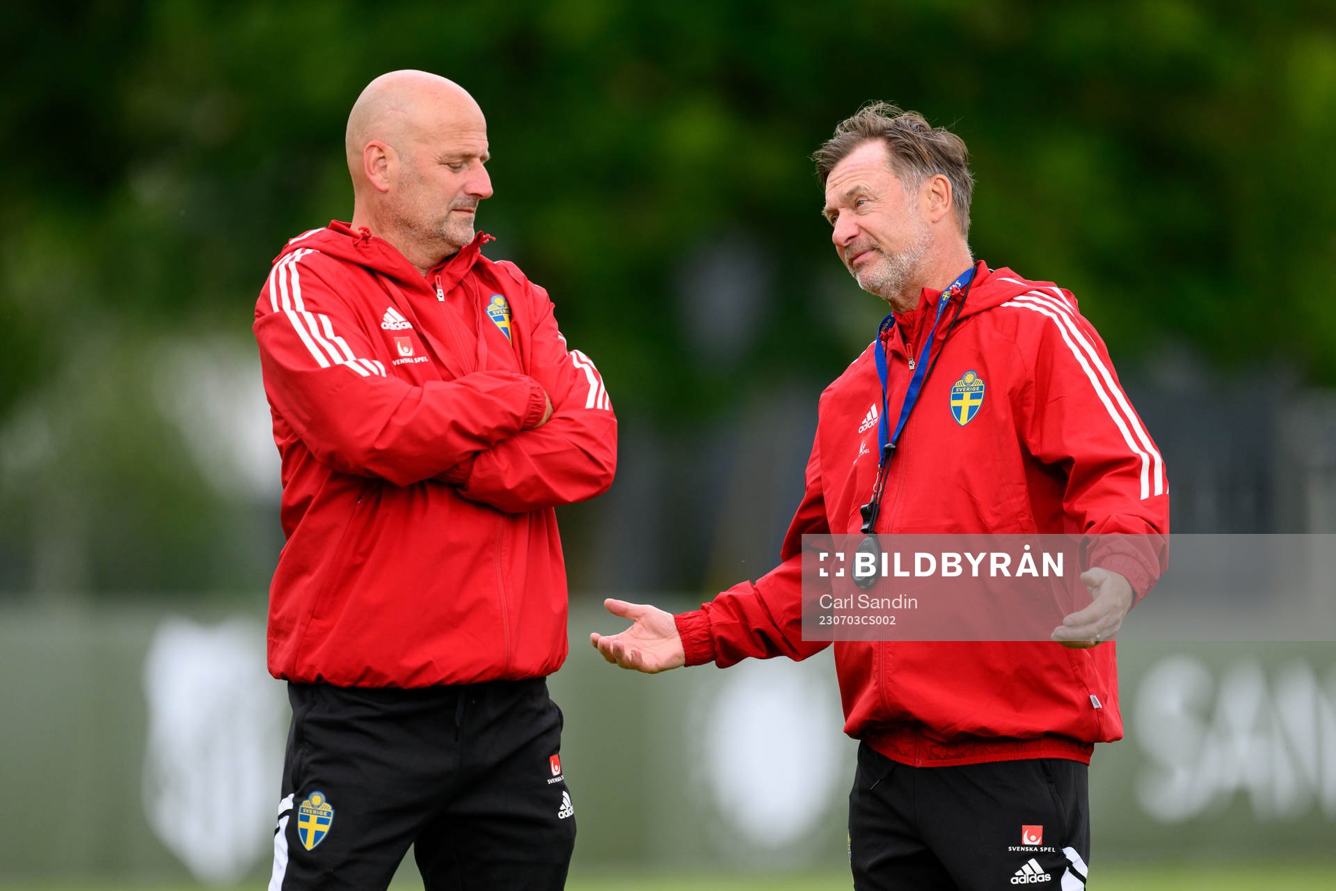 Assistant coach Magnus Wikman and Head coach Peter