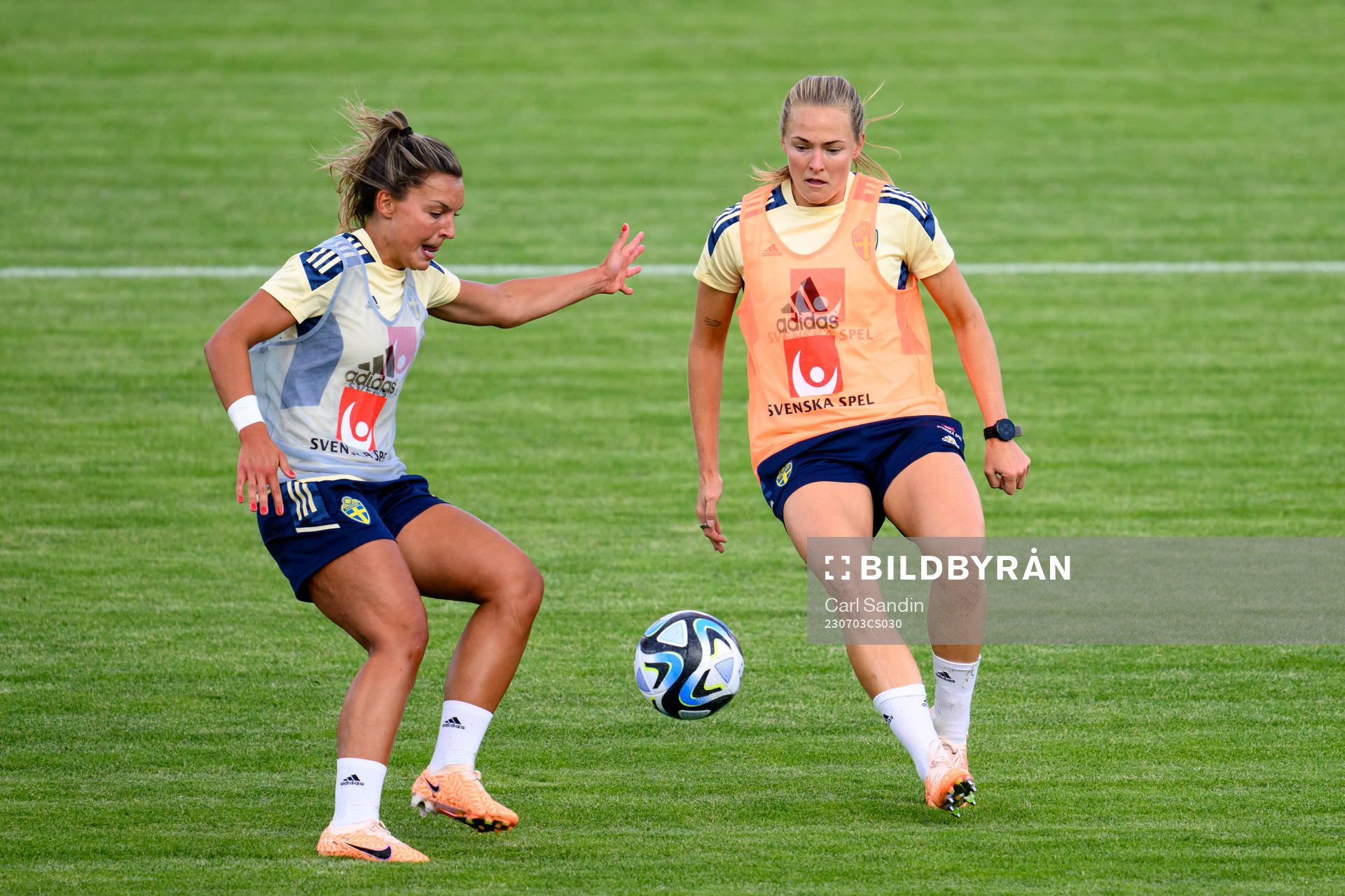 Johanna Rytting Kaneryd and Magdalena Eriksson at a