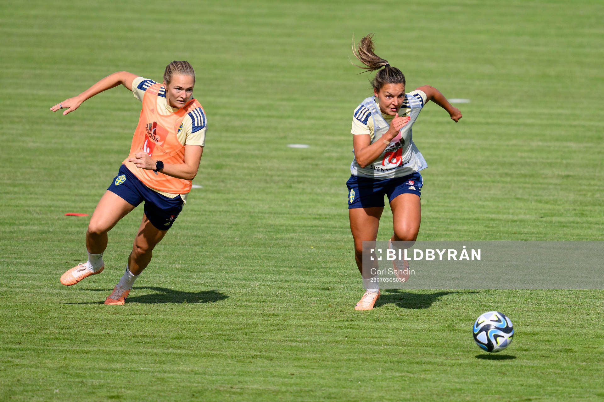 Magdalena Eriksson and Johanna Rytting Kaneryd at a