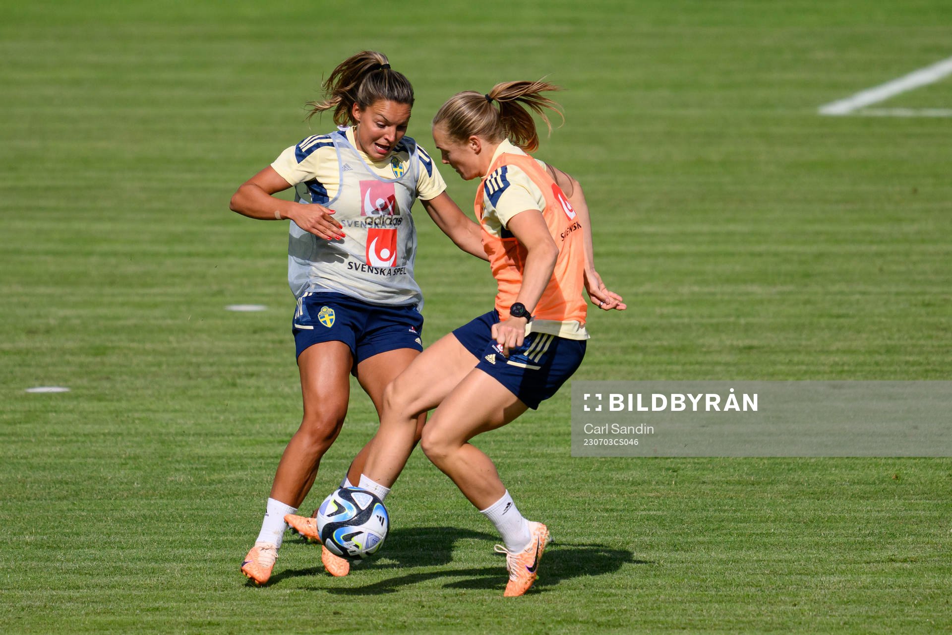 Johanna Rytting Kaneryd and Magdalena Eriksson at a