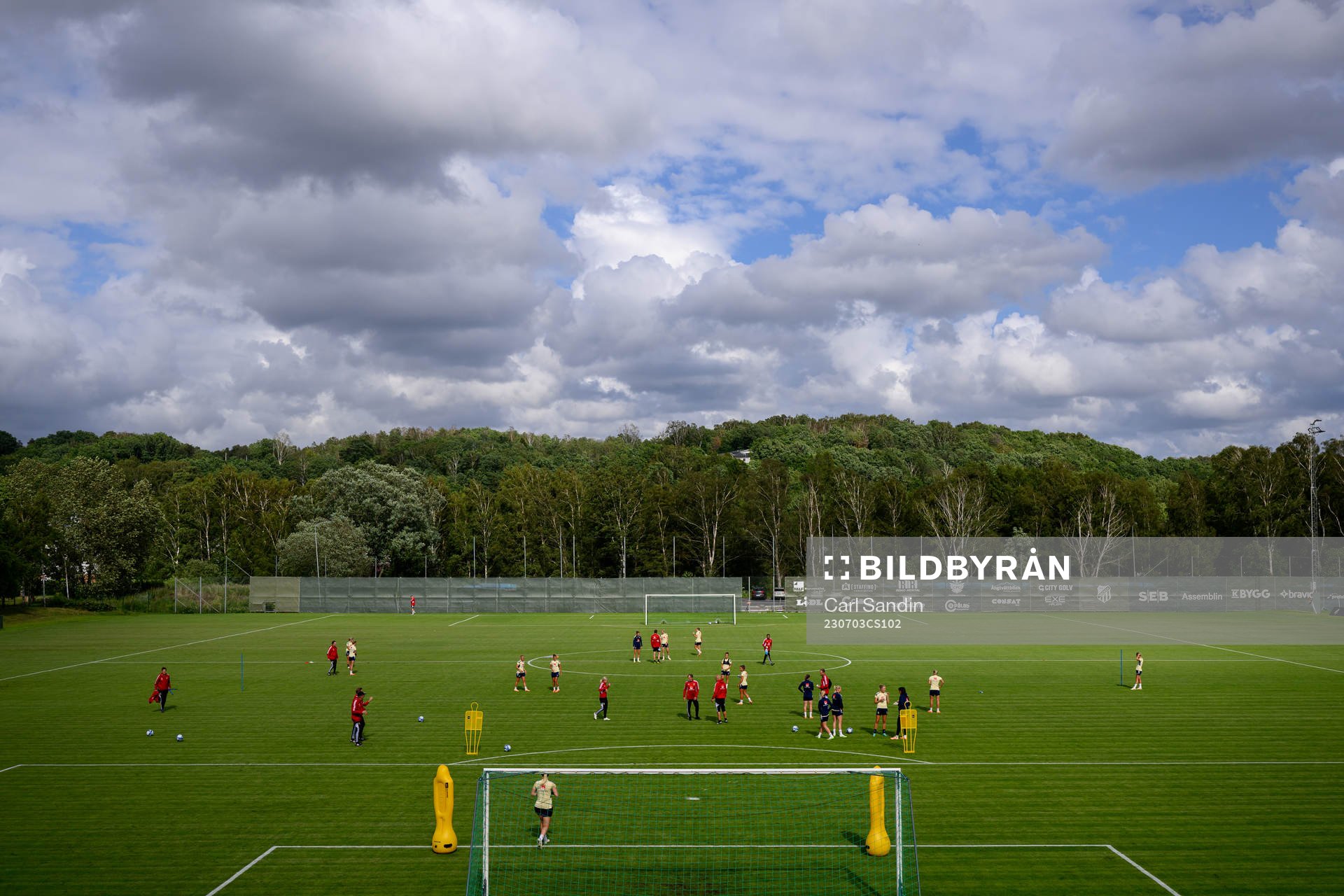 General view of the pitch