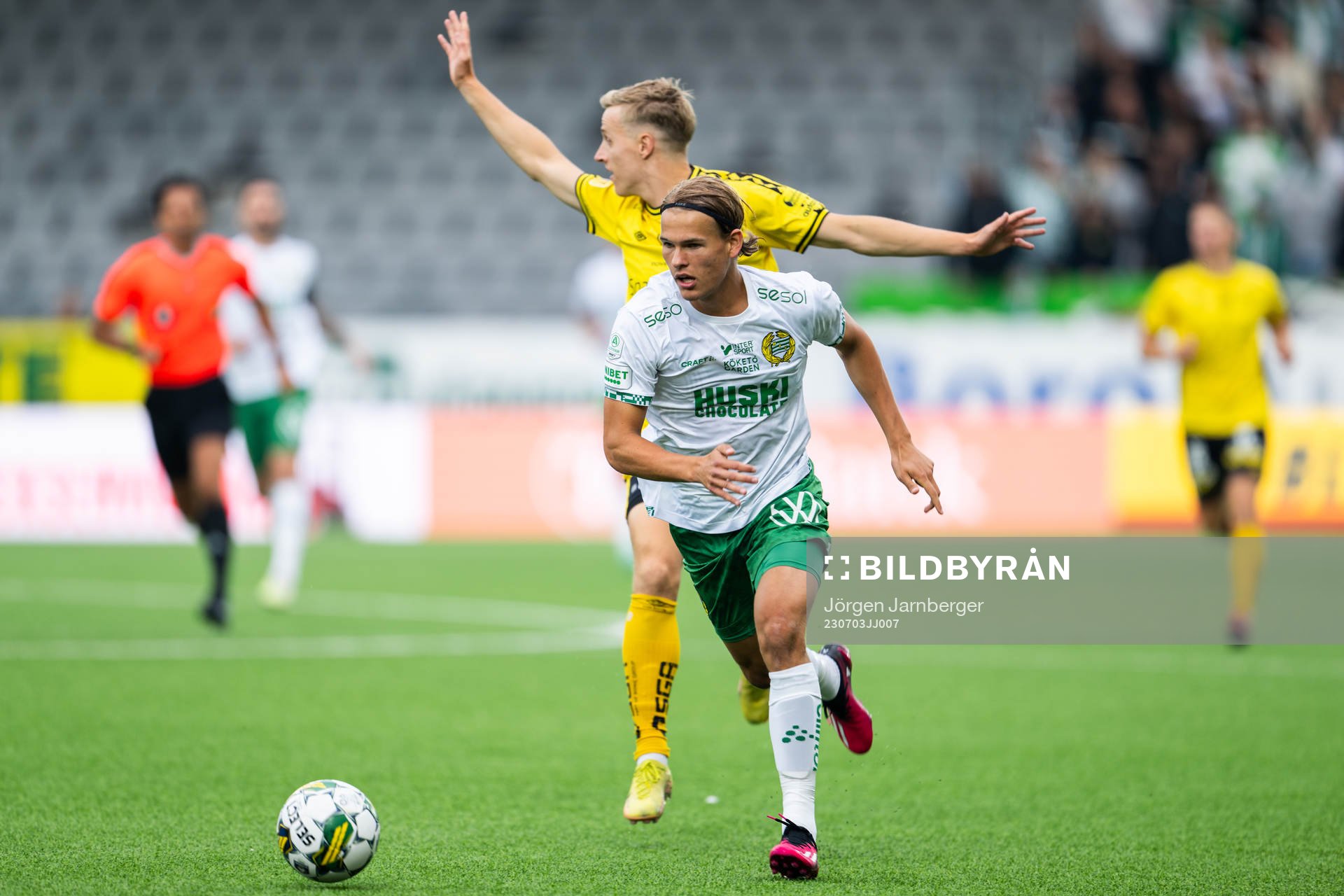 Hammarbys Markus Karlsson och Elfsborgs Jeppe Møldrup
