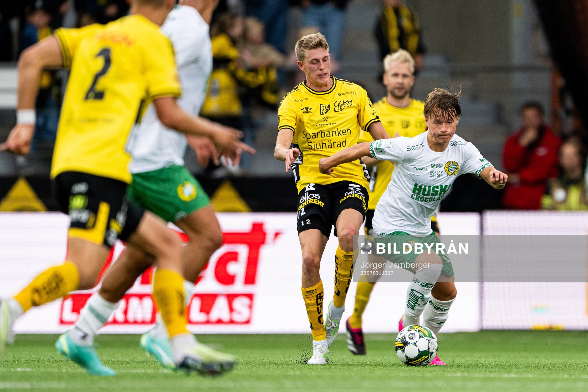 Elfsborgs Alexander Bernhardsson och Hammarbys August
