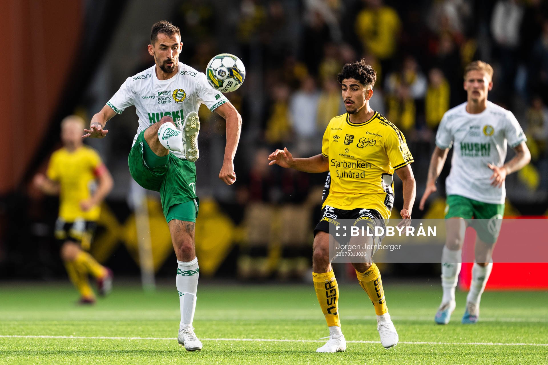 Hammarbys Loret Sadiku och Elfsborgs Ahmed Qasem