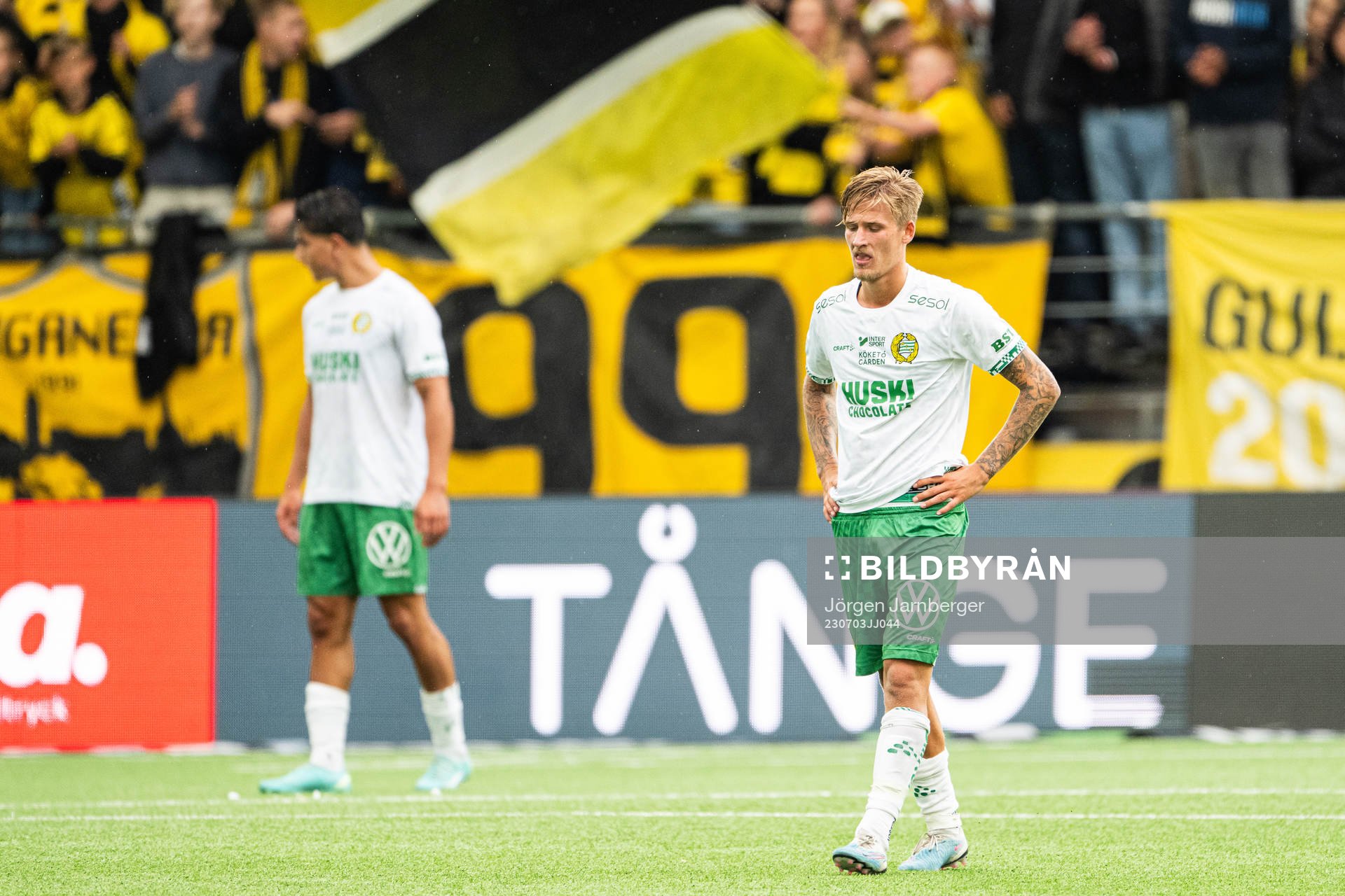 Hammarbys Fredrik Hammar deppar