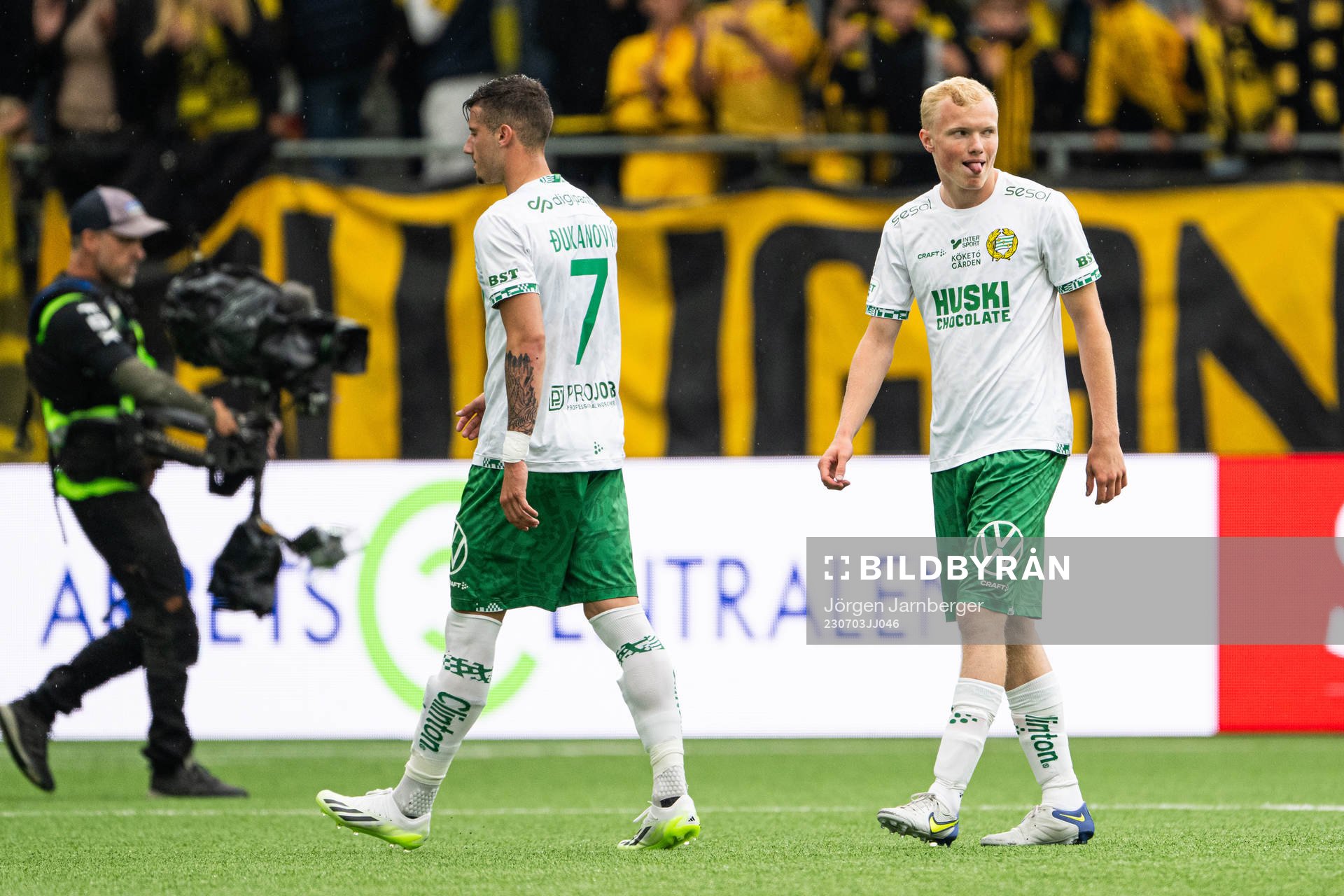 Hammarbys Marcus Rafferty deppar