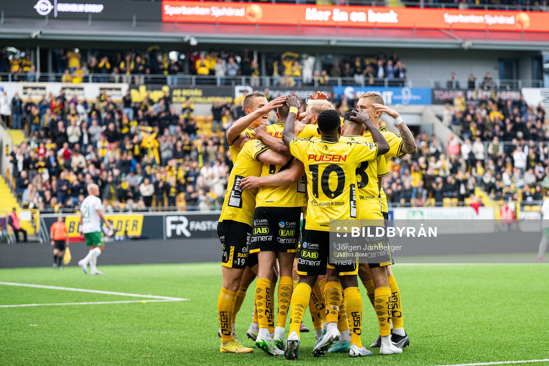 Elfsborgs spelare jublar