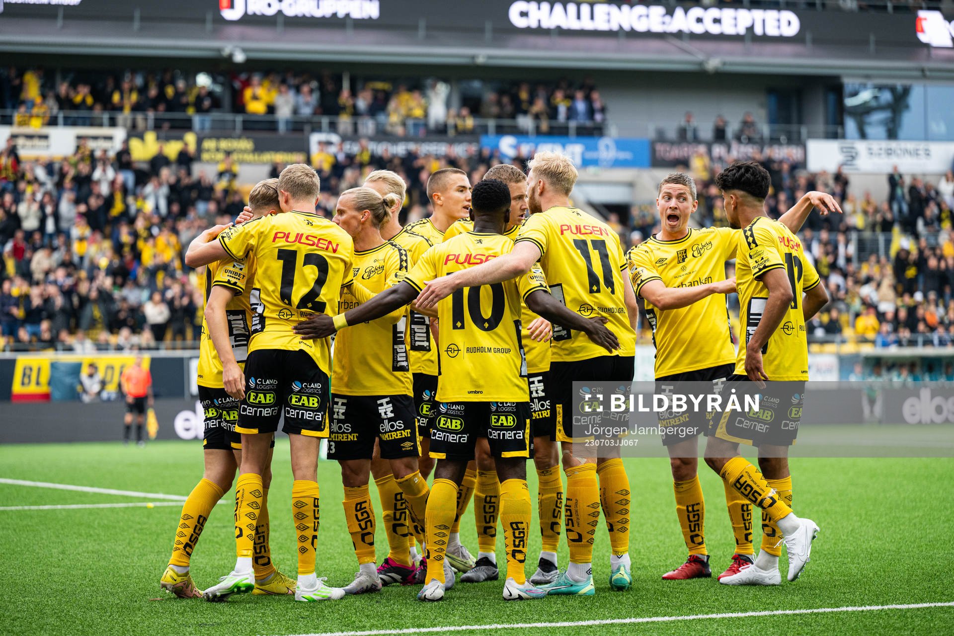 Elfsborgs spelare jublar