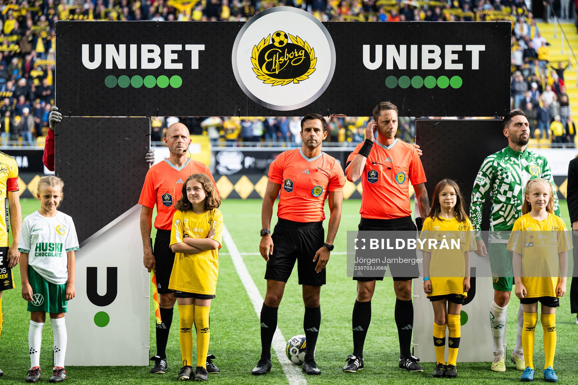 under fotbollsmatchen i Allsvenskan mellan Elfsborg och