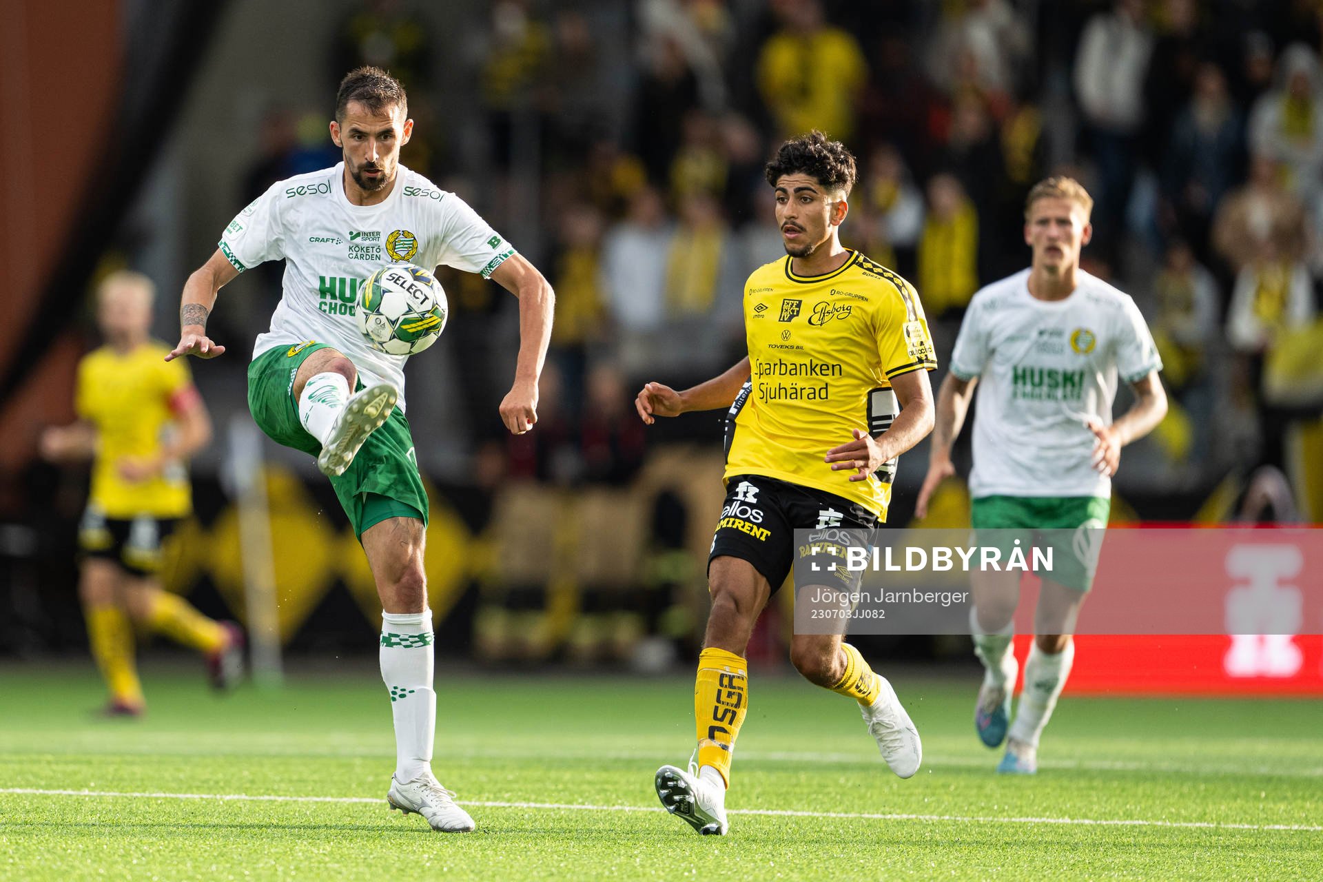 Hammarbys Loret Sadiku och Elfsborgs Ahmed Qasem