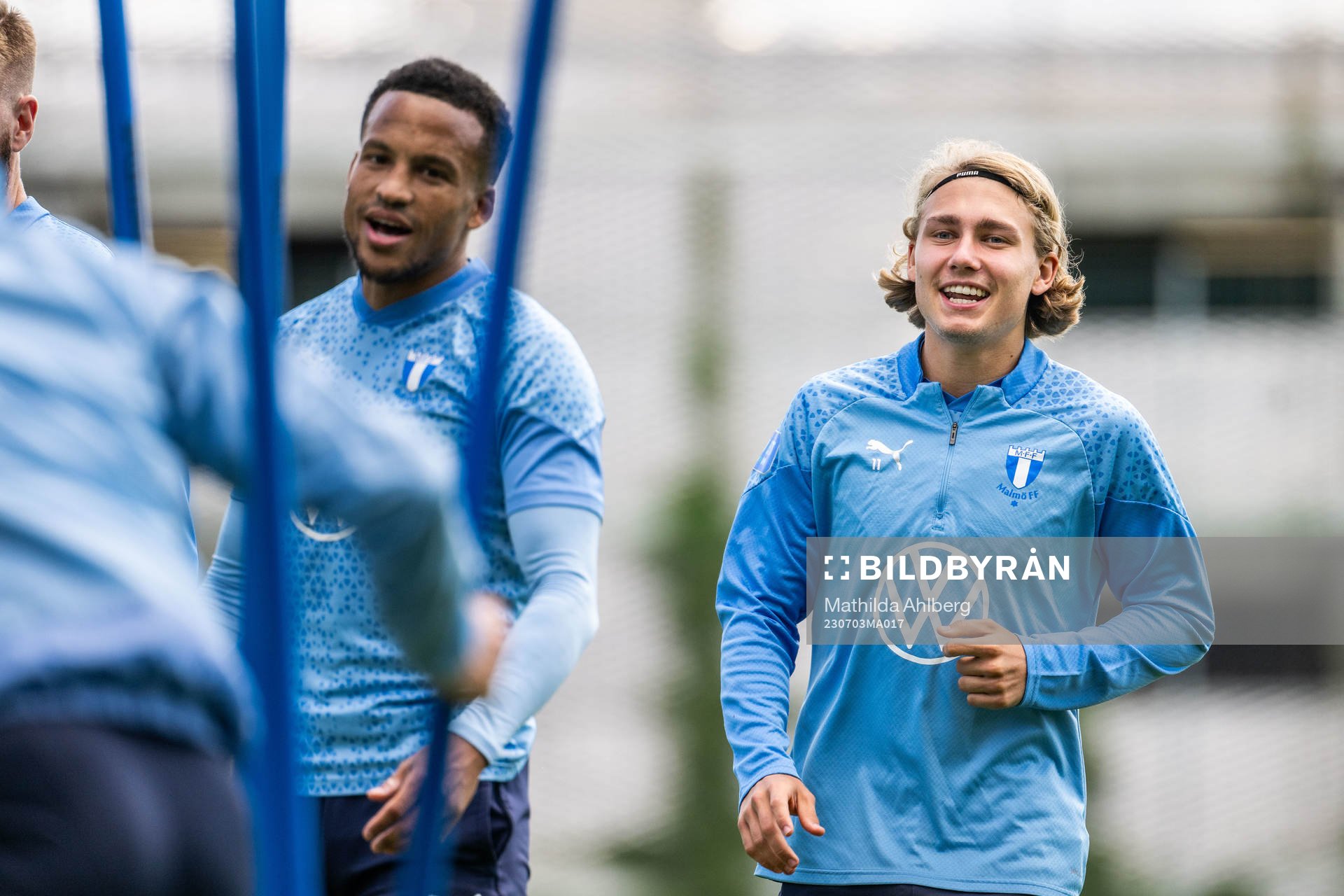 Malmö FFs Martin Olsson och Sebastian Nanasi