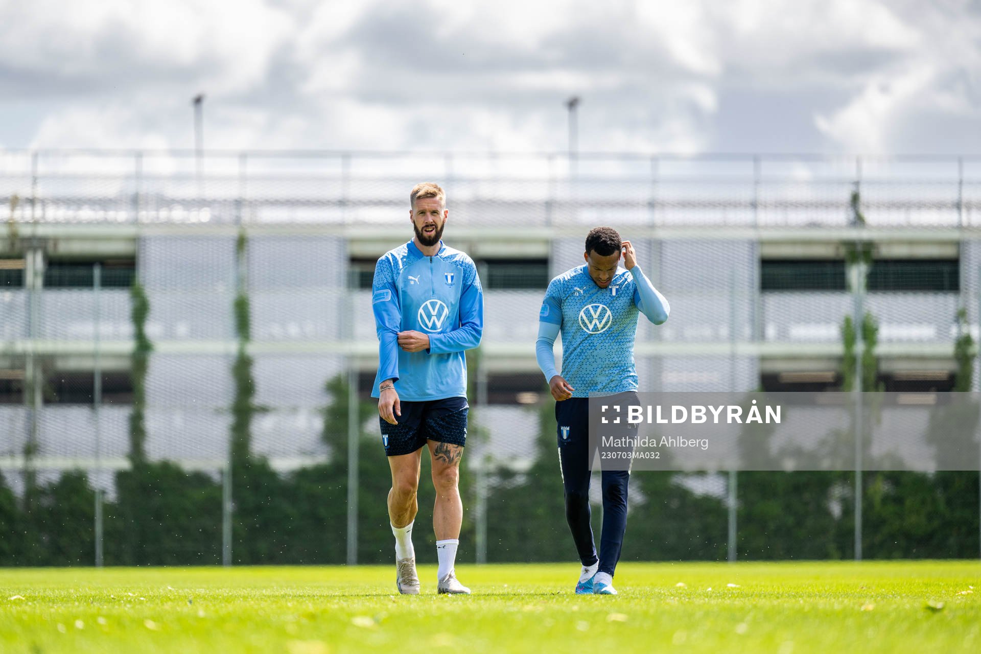 Malmö FFs Pontus Jansson och Martin Olsson