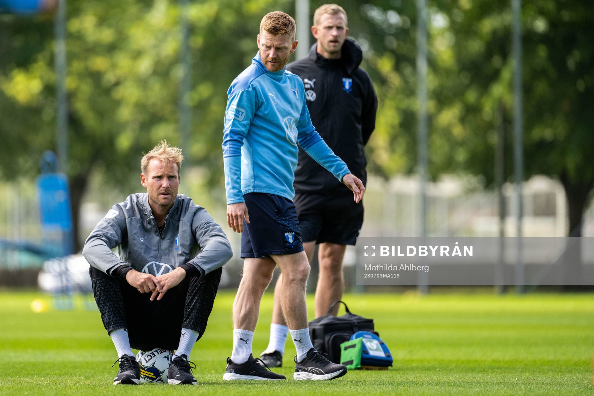 Assisterande sportchef Ola Toivonen och Anders Christiansen