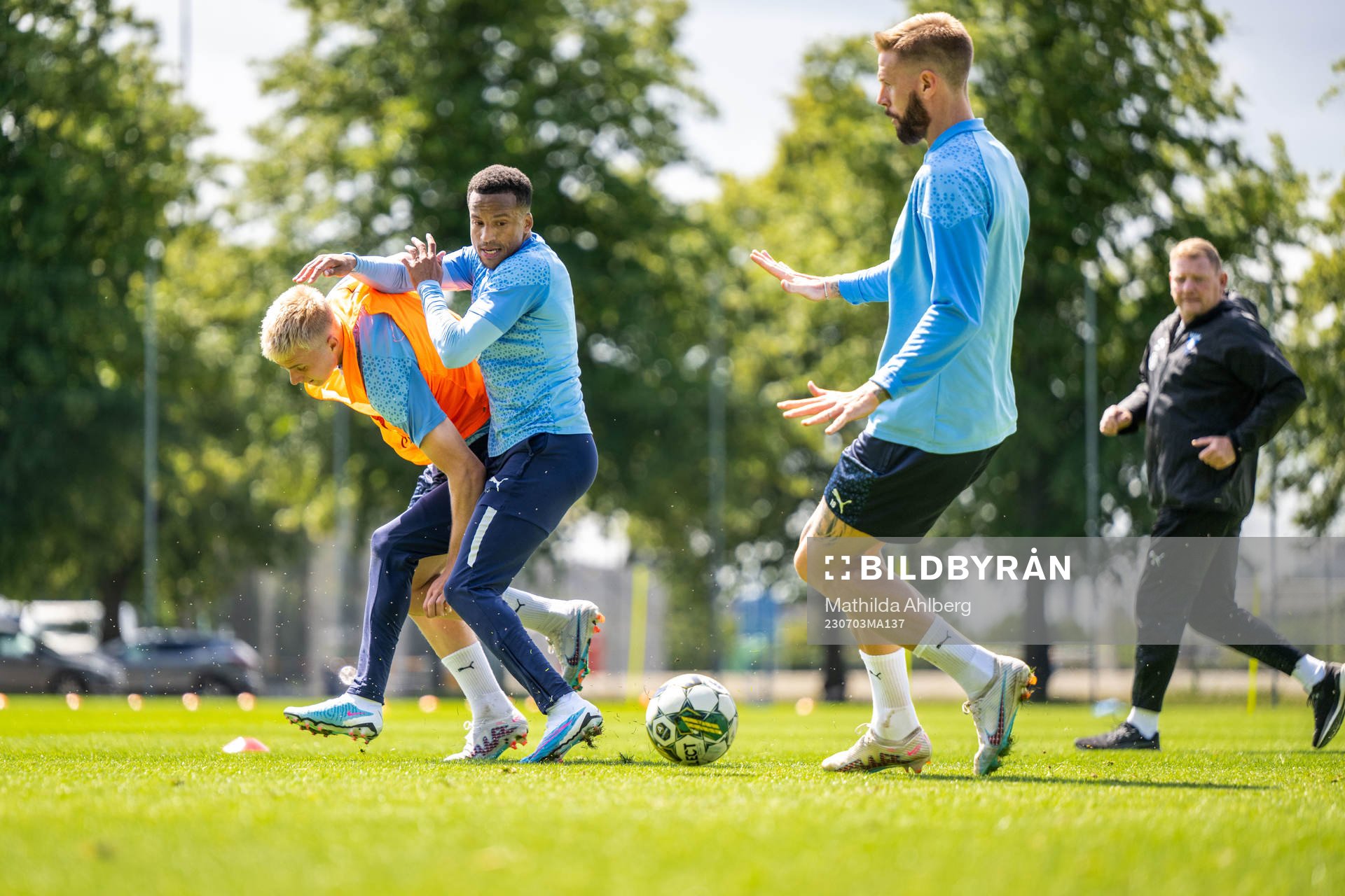 Daniel Gudjohnsen, Martin Olsson och Pontus Jansson