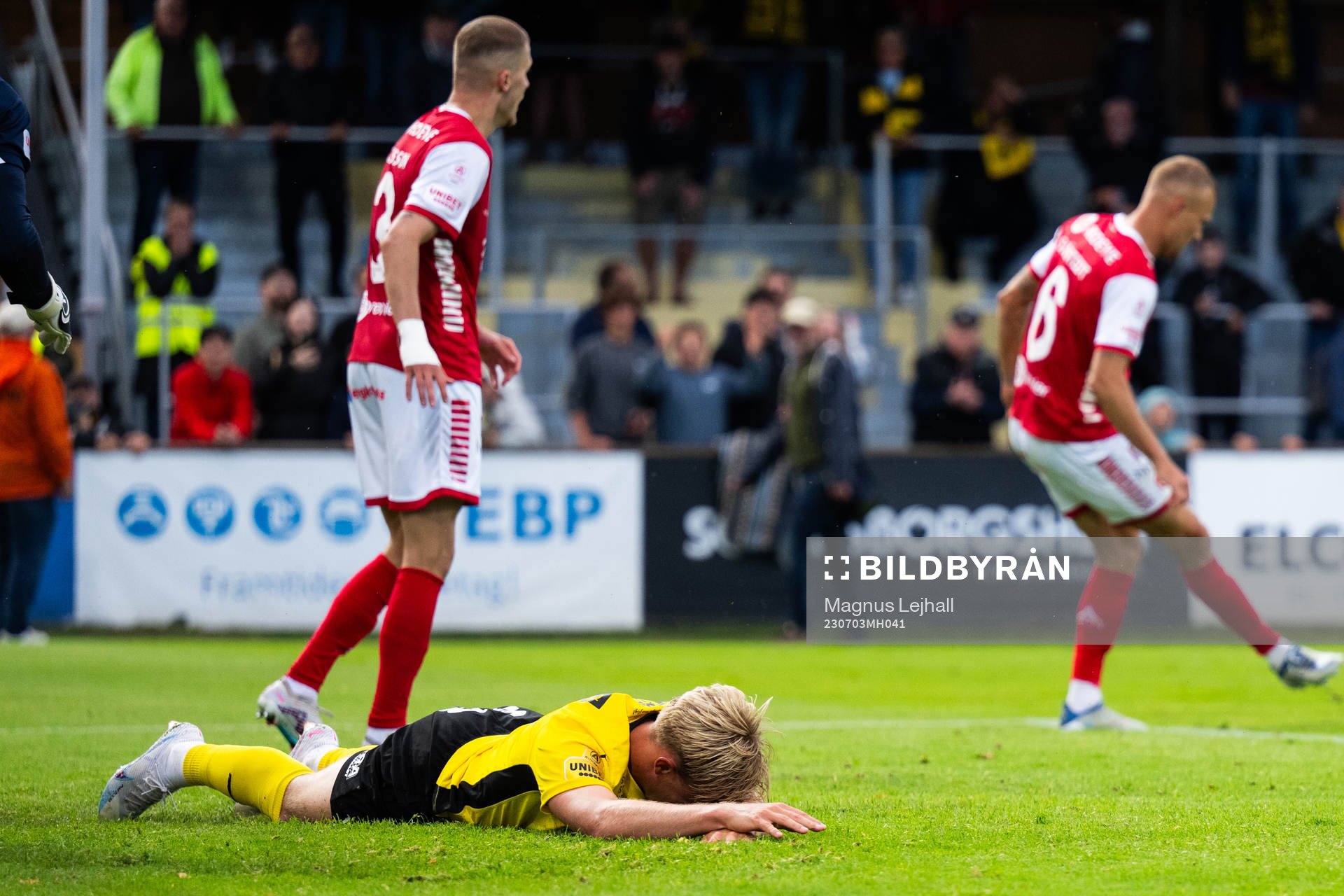 Mjällbys Herman Johansson deppar