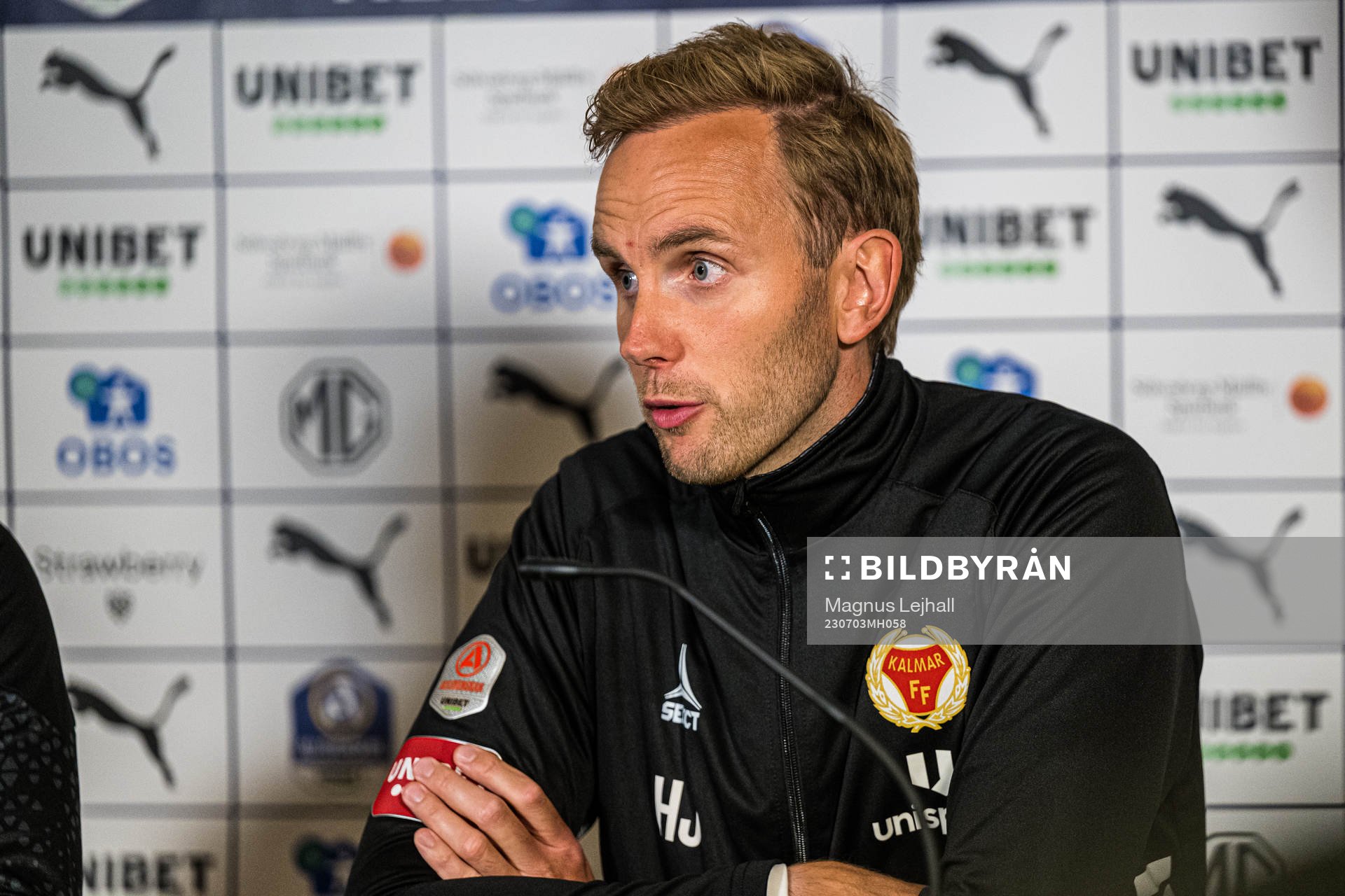 Kalmars tränare Henrik Jensen