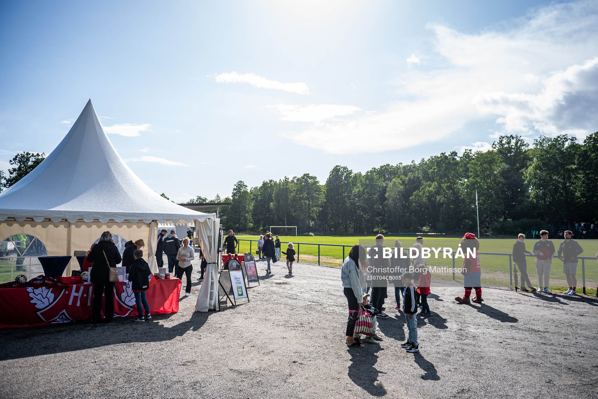 Supporteraktiviteter på Ybbarps IP