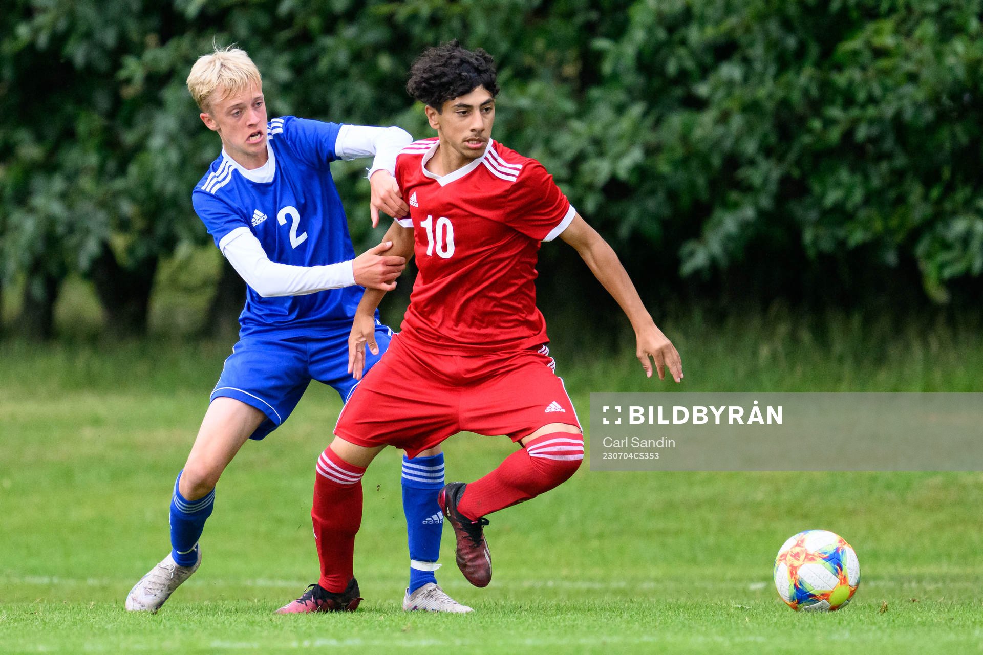 Isac Ahlberg och Ahmed Wisam Saeed