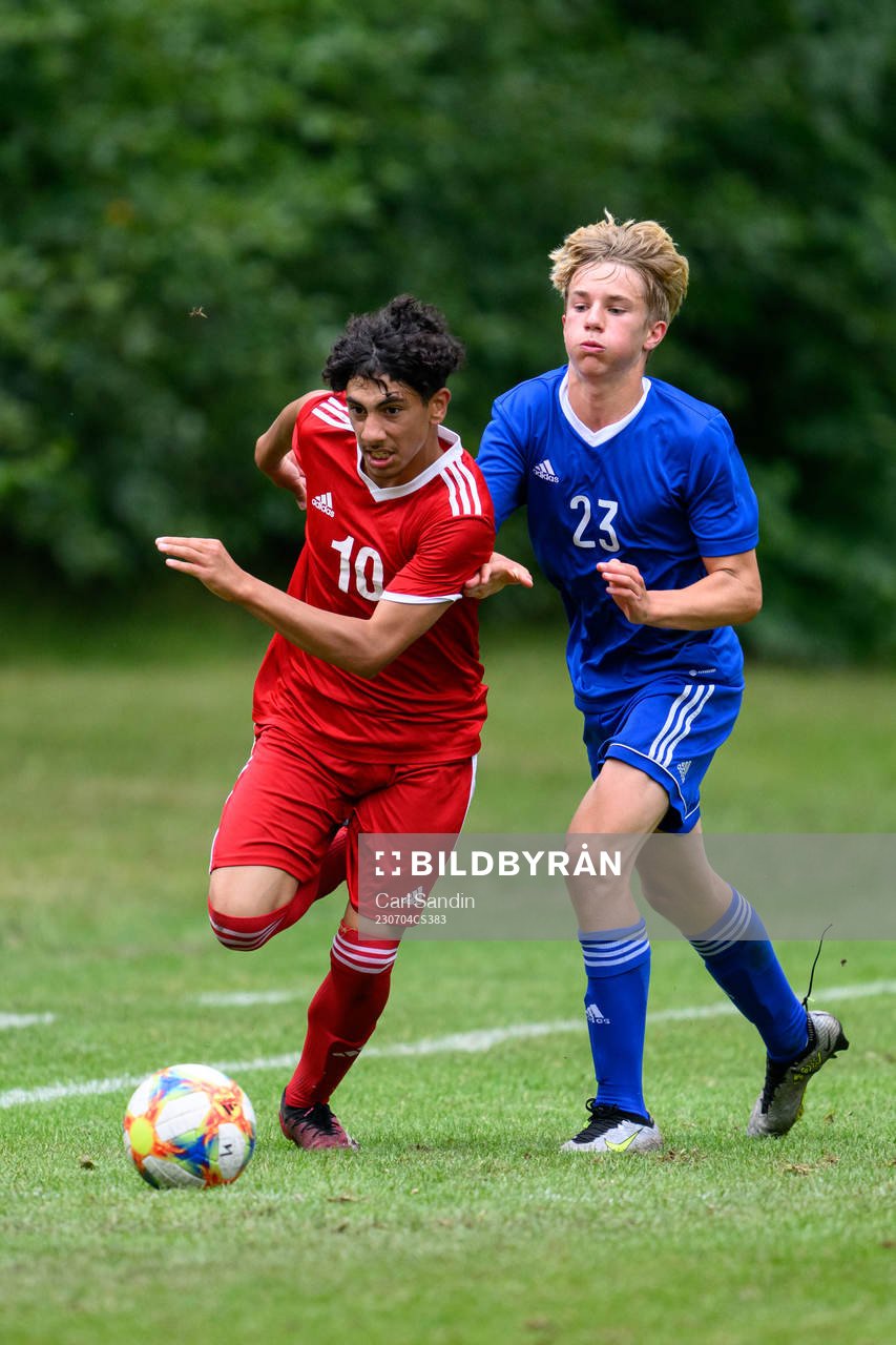 Ahmed Wisam Saeed och Nils Roström