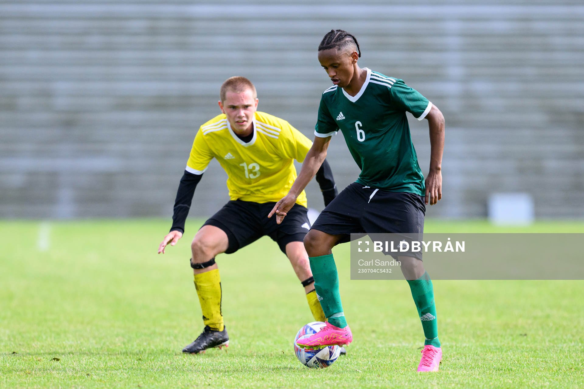 Isak Järnberg och Natu Brhane Tsegay